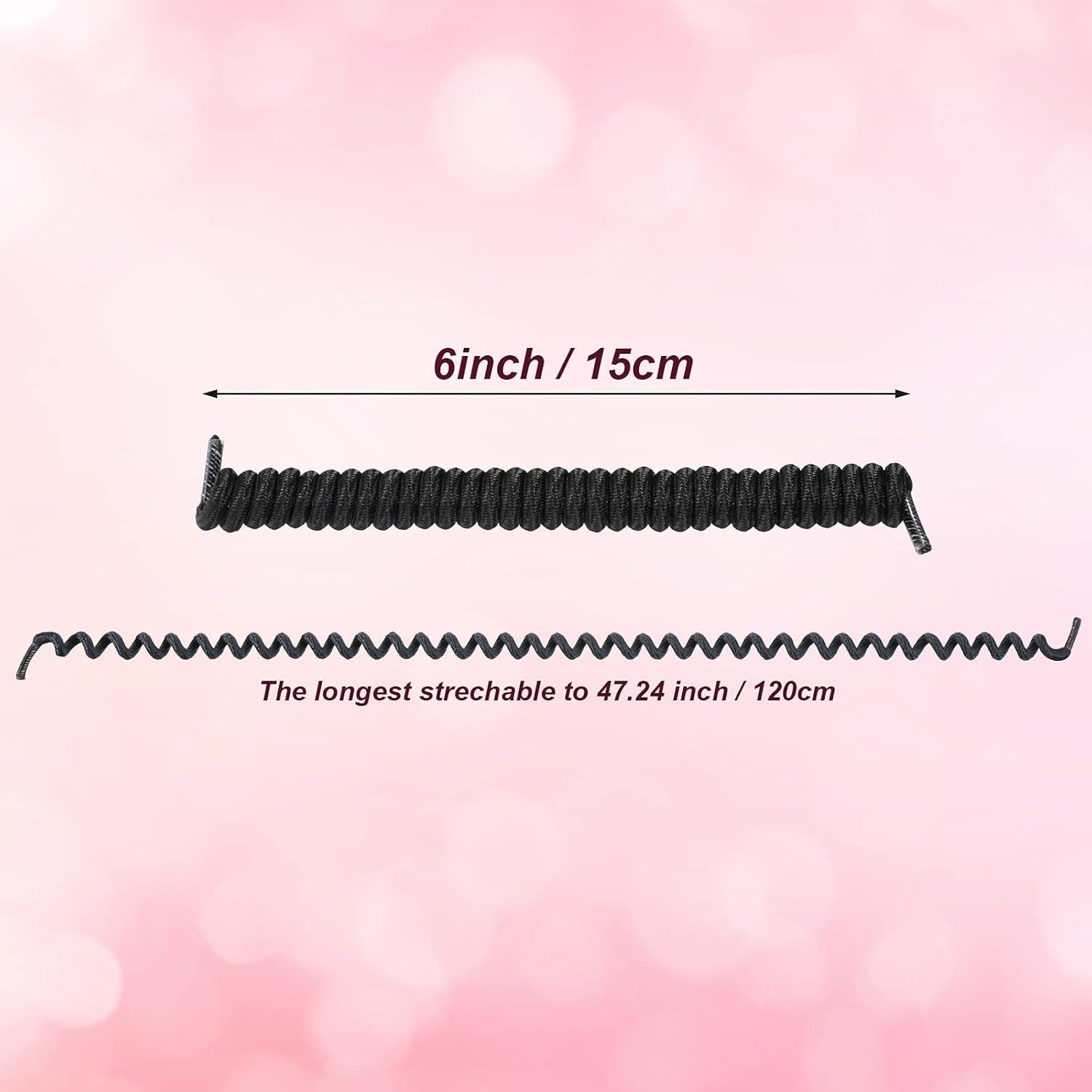 Cintas de Zapatos Elásticas Curly WILLBOND 18 Pares Multicolor