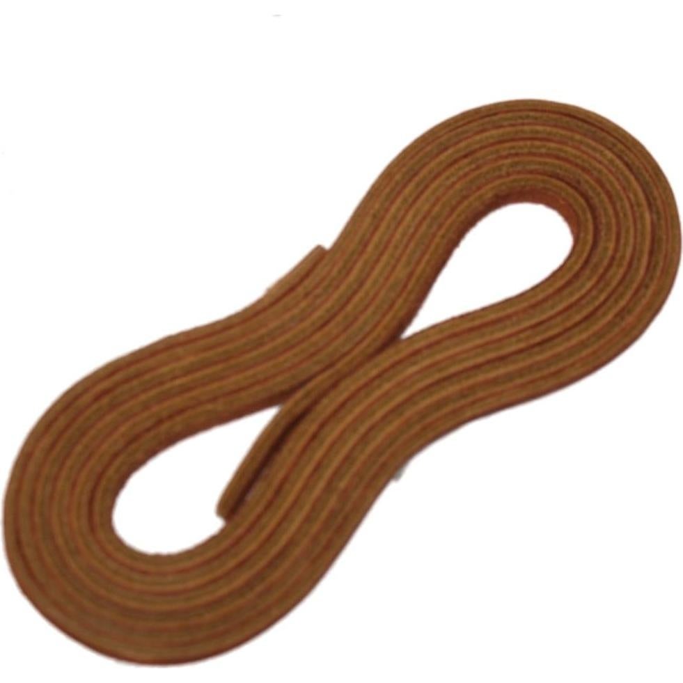 Cuerdas de Botas de Cuero TOFL Marrón 182.88 cm 1/8" Grosor