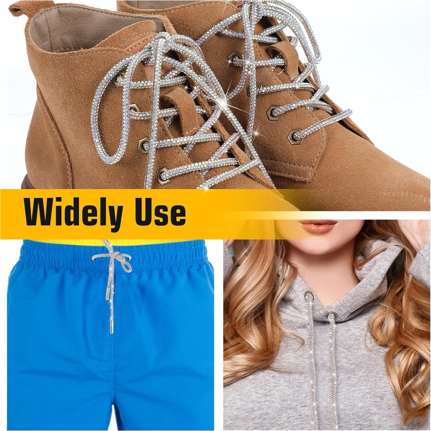 Cordoneras de Strass Brillantes Larrel 120cm para Zapatillas