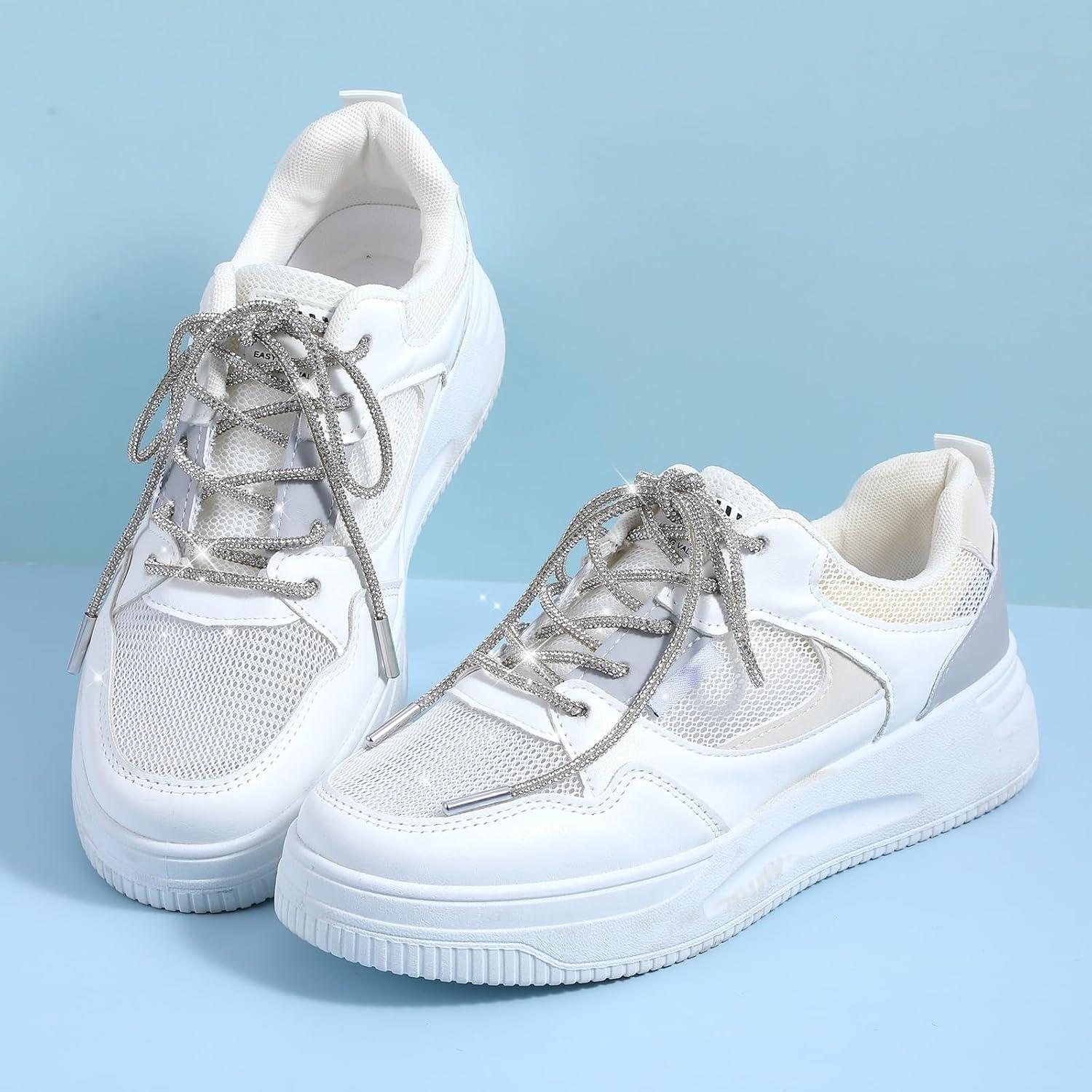 Cordoneras de Strass Brillantes Larrel 120cm para Zapatillas