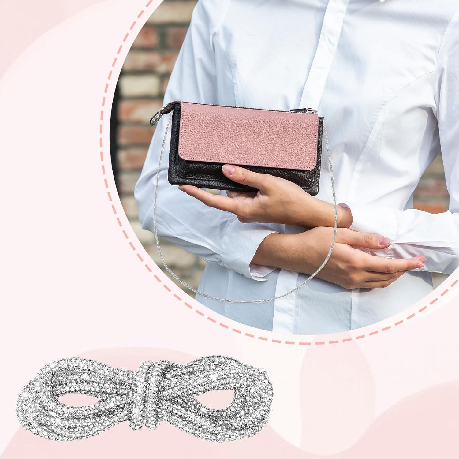 Cordones de Strass Brillantes Simarro 120cm Plateado 2PCS