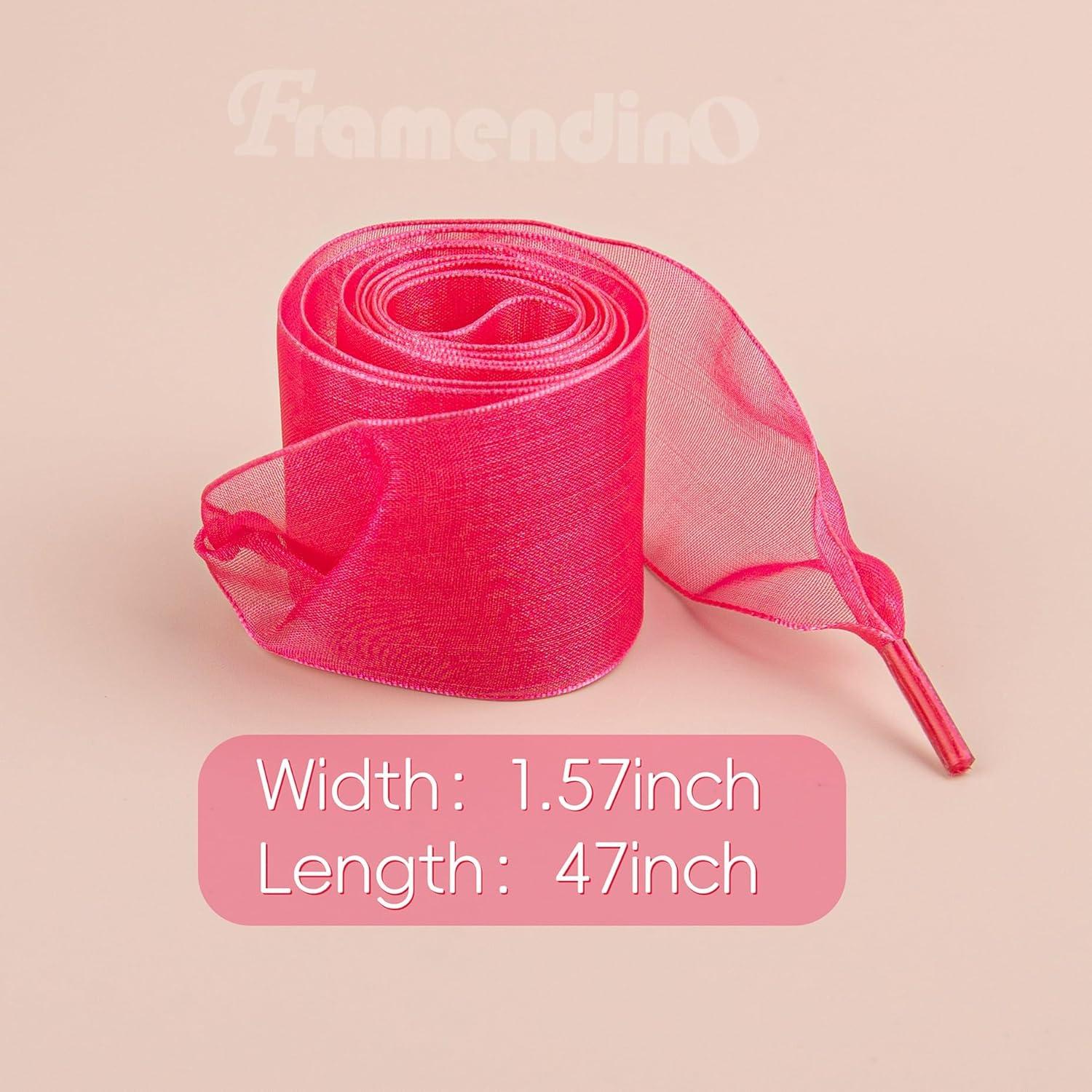 Cintas de Zapato de Seda Framendino - 10 Pares 119x4 cm