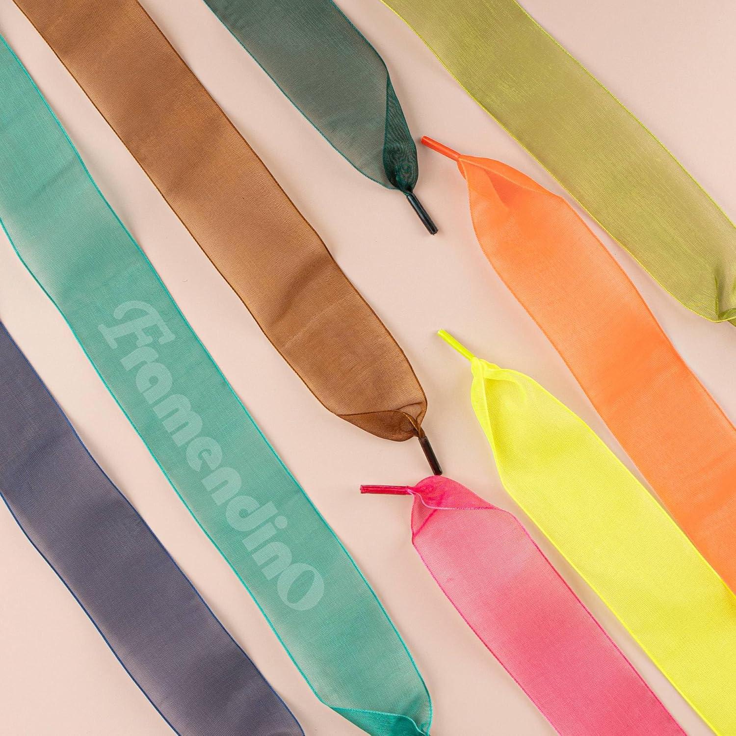 Cintas de Zapato de Seda Framendino - 10 Pares 119x4 cm