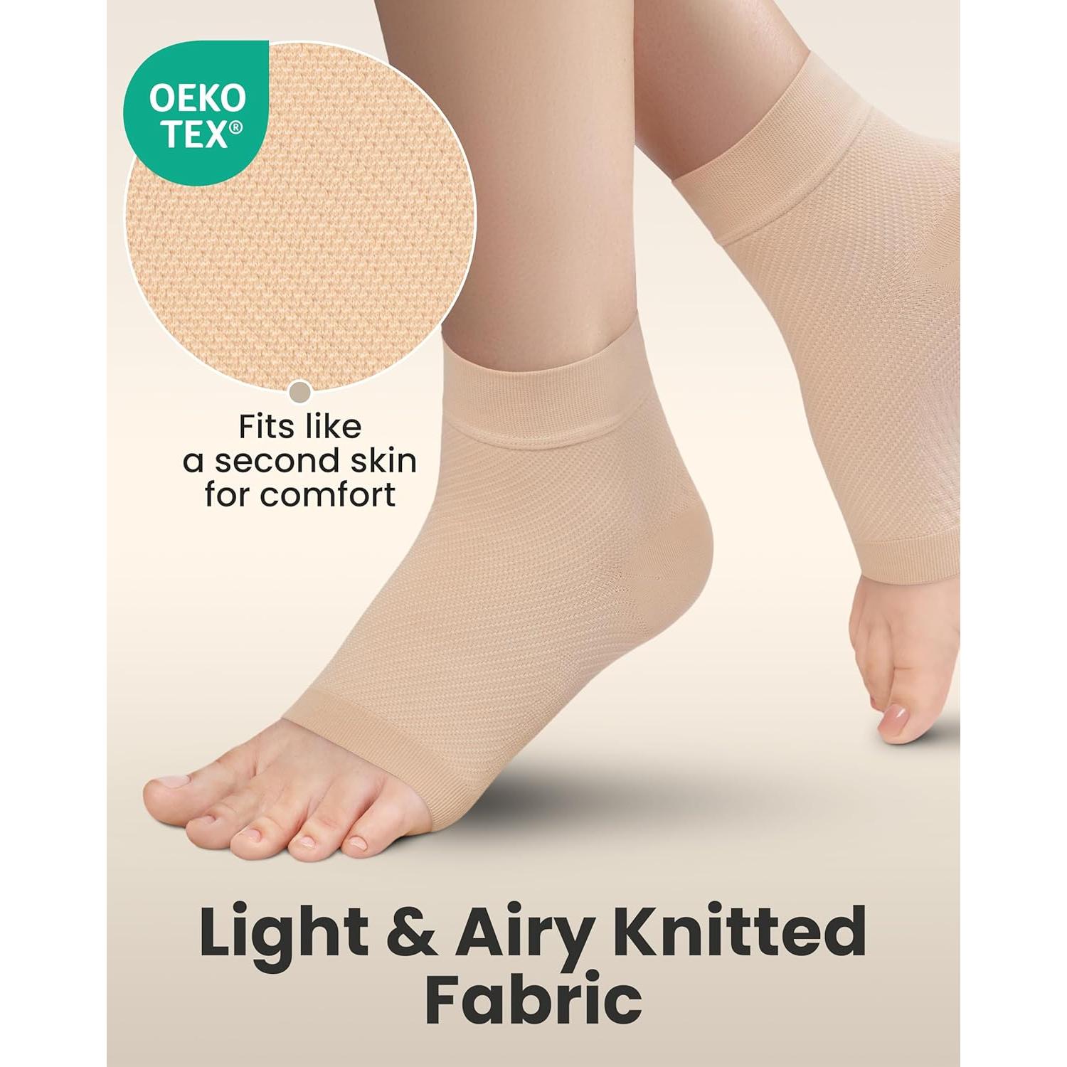 Manga de Compresión para Tobillo Kemford L 20-30mmHg Beige