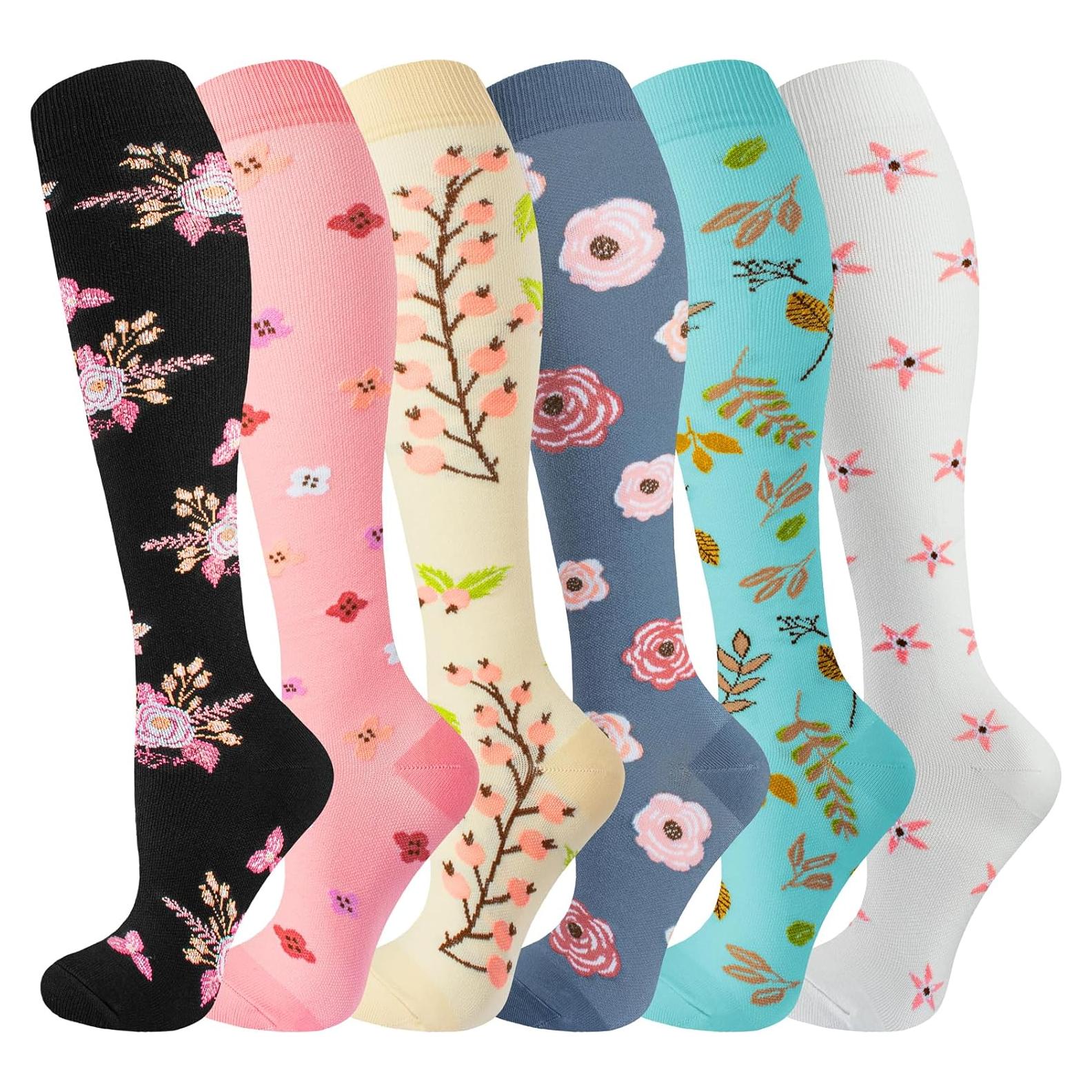 Calcetines de Compresión Bropite 20-30 mmHg Unisex - 6 Pares