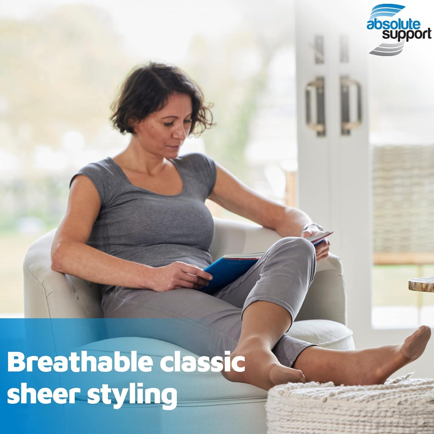 Medias de Compresión Transparentes Mujeres A101NU2-3 15-20mmHg