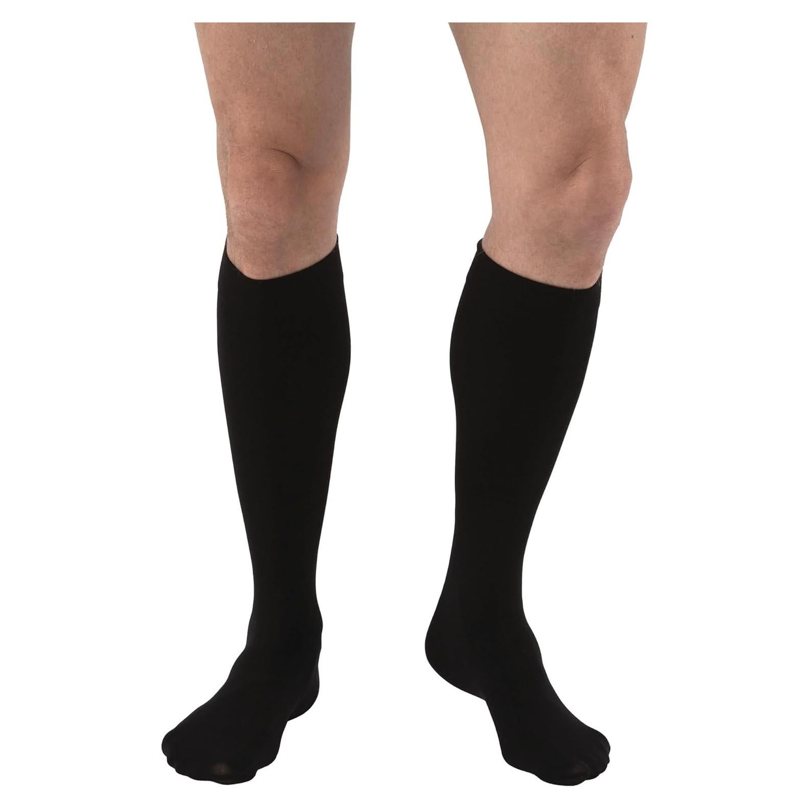 Calcetines de Compresión JOBST Relief hasta la Rodilla 30-40 mmHg Negro Grande