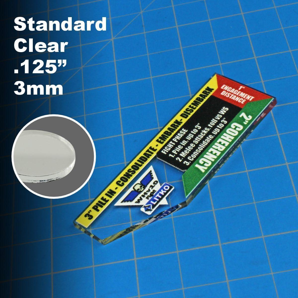 Juego de Medidores LITKO para Warhammer 40K 10ª Edición - 3 cm