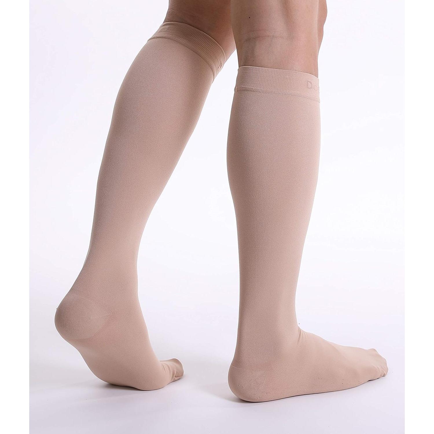 Calcetines de Compresión Doc Miller 15-20 mmHg Beige Grande