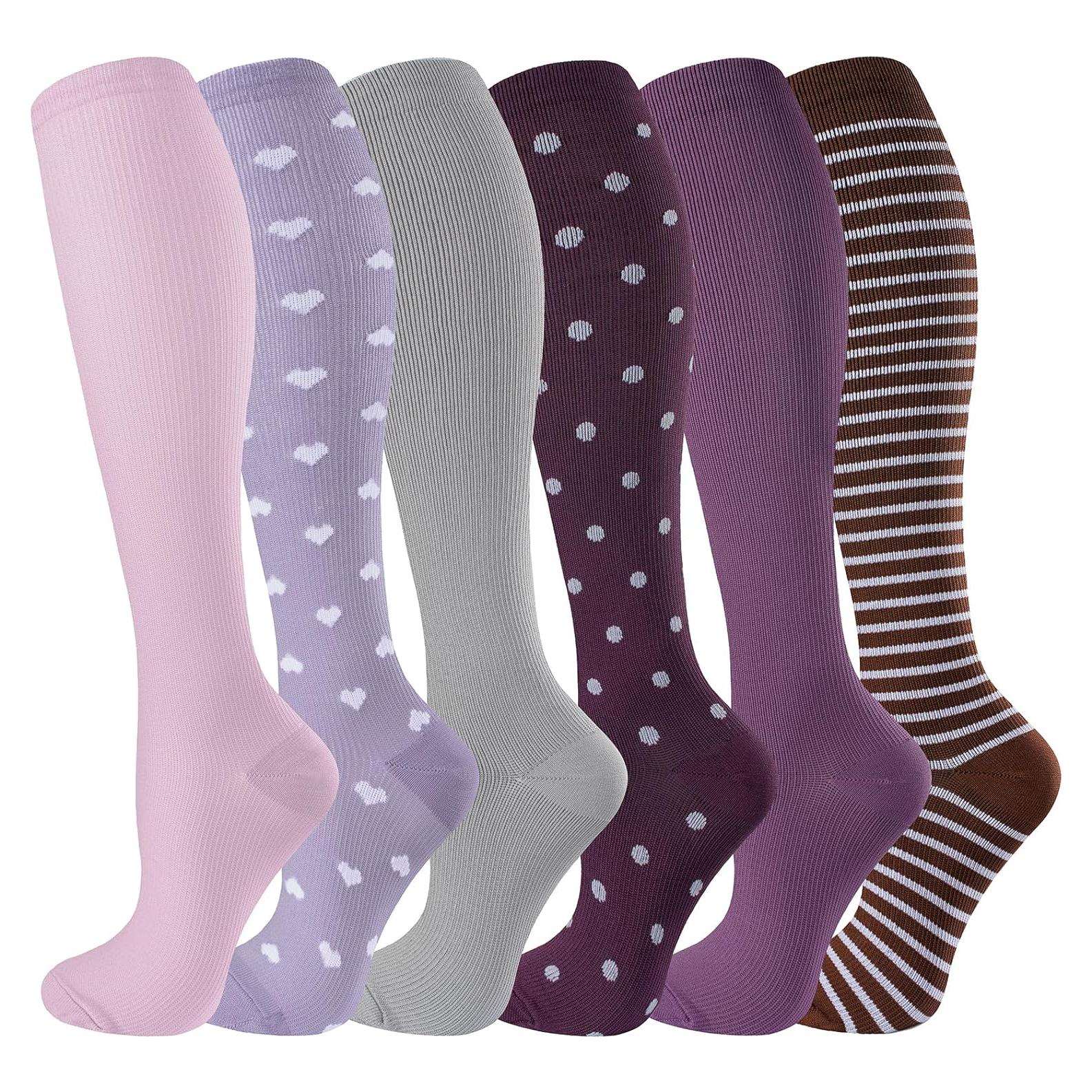 Calcetines de Compresión CERPITE 20-30 mmHg Unisex 6 Pares