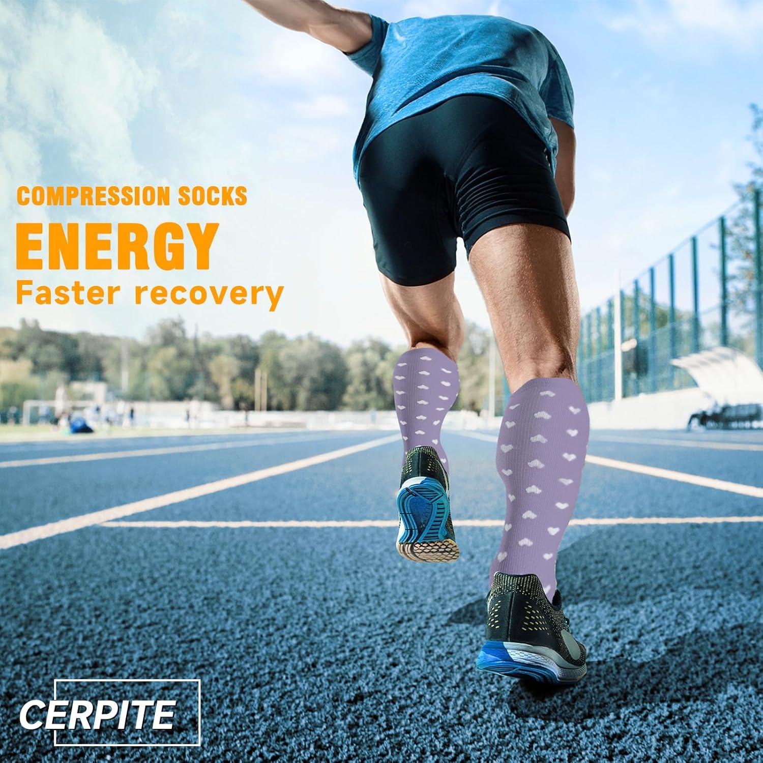 Calcetines de Compresión CERPITE 20-30 mmHg Unisex 6 Pares