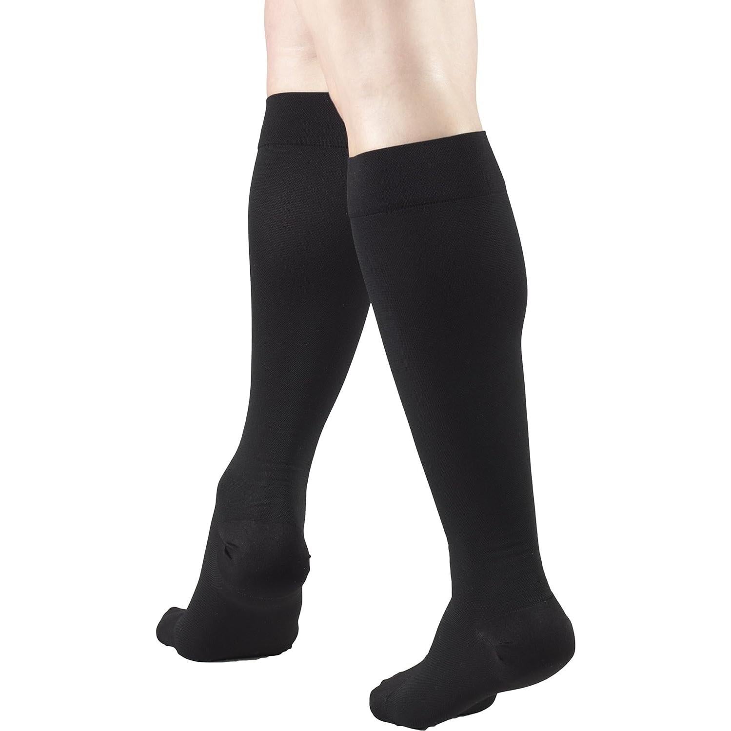 Medias de Compresión Truform 8845 Unisex 30-40 mmHg Negro Mediano