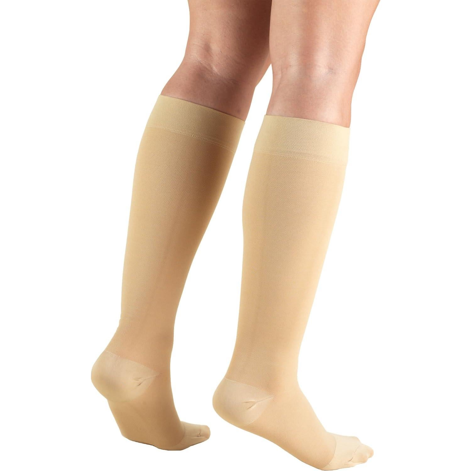 Medias de Compresión Truform 8865 Unisex 20-30 mmHg Beige Mediano