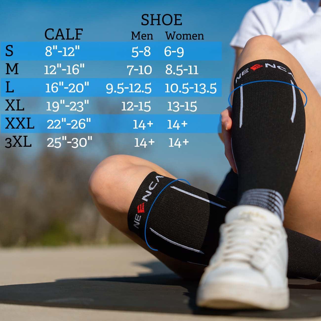 Calcetines de Compresión Médica NEENCA 20-30 mmHg - 1 Par