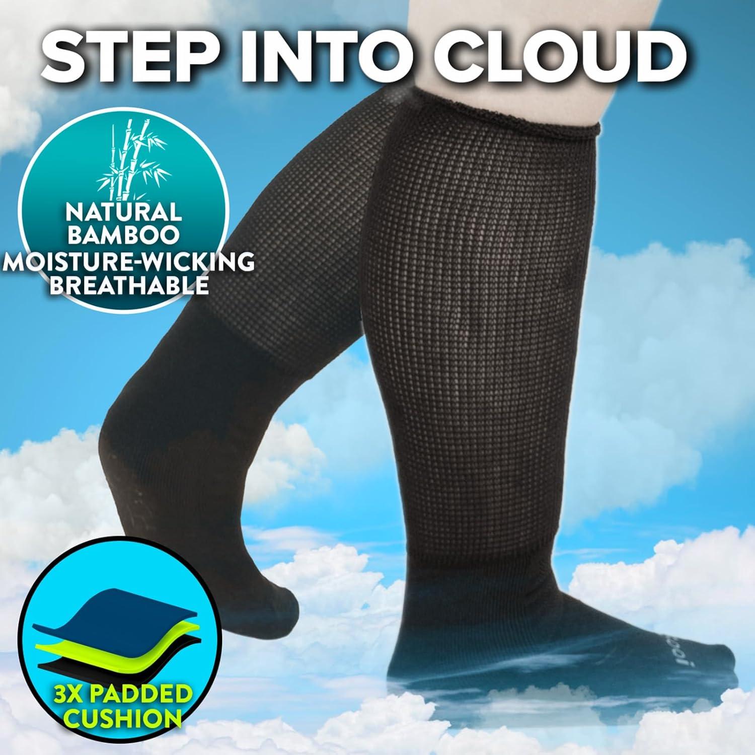 Calcetines Extra Anchos Gooi para Pies Hinchados Talla 10-15