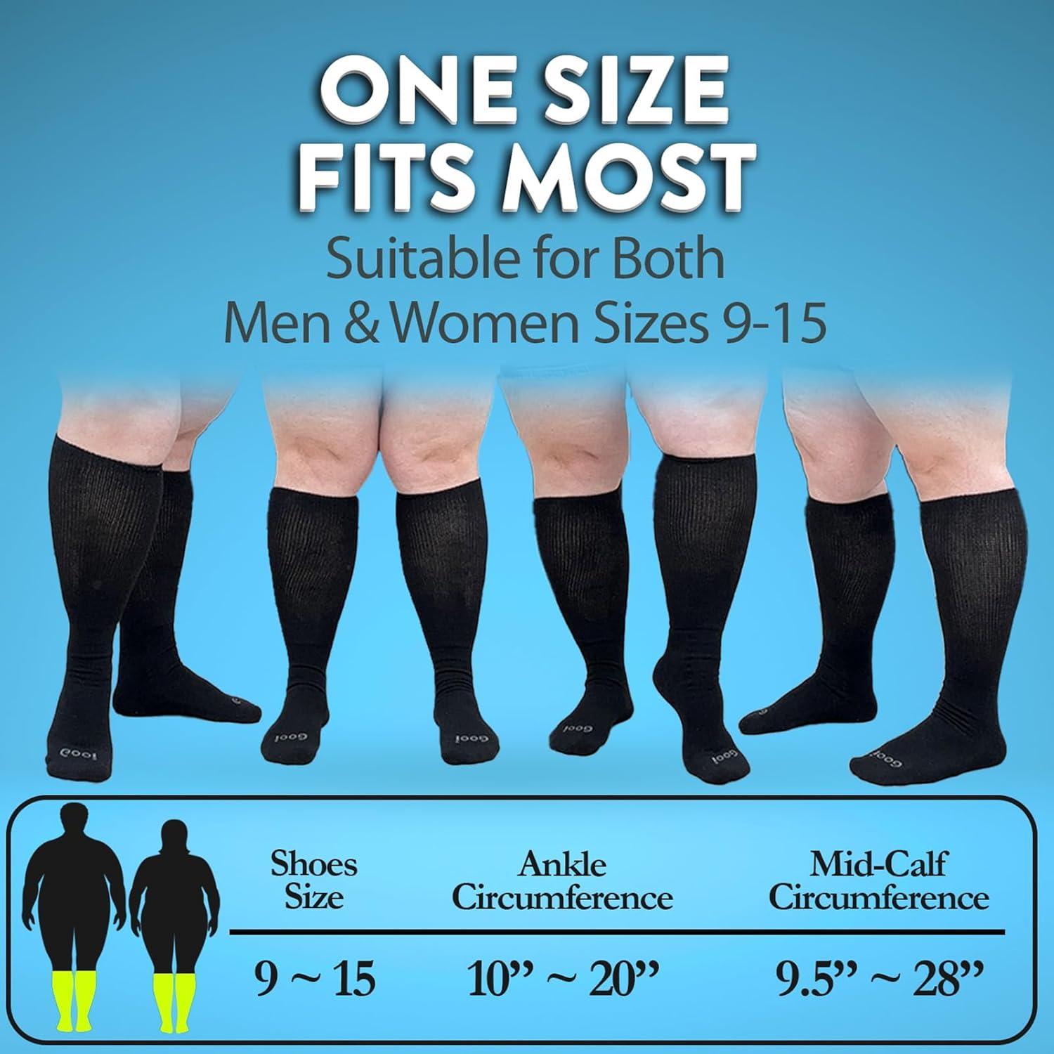 Calcetines Extra Anchos Gooi para Pies Hinchados Talla 10-15