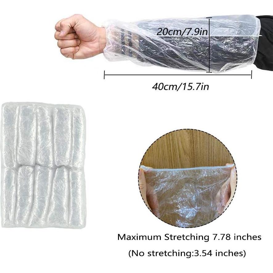 Cubiertas desechables para brazos PeSandy 100 pcs impermeables