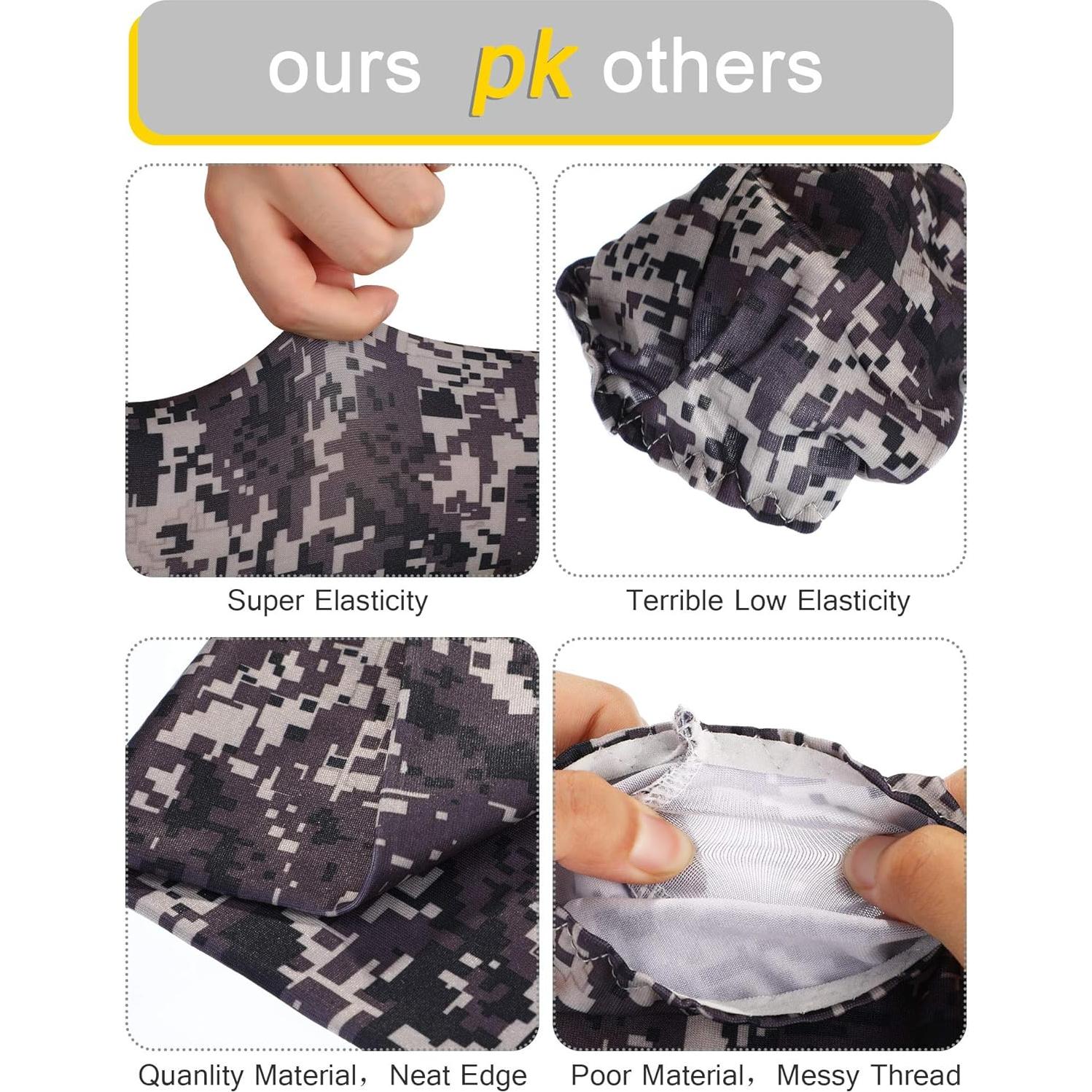 10 Pares Mangas Unisex Bememo para Brazos Protección UV