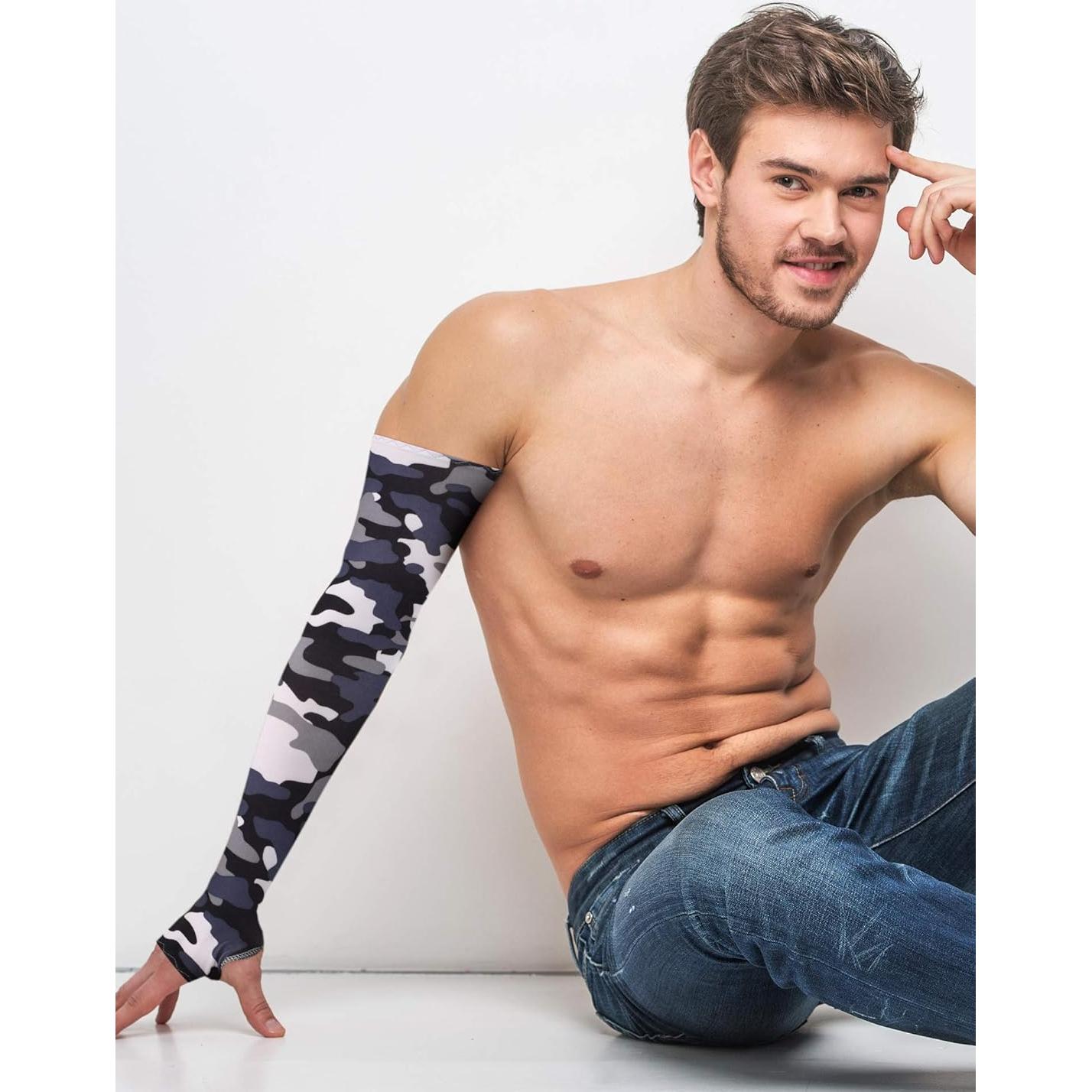 10 Pares Mangas Unisex Bememo para Brazos Protección UV