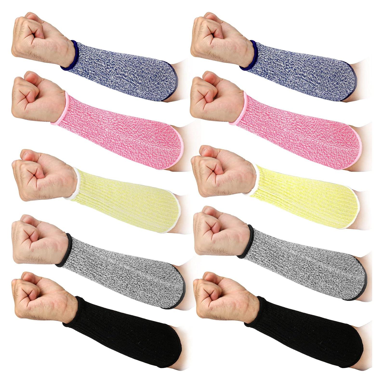 5 Pares Mangas Resistentes a Cortes Nivel 5 Fivenl 21cm