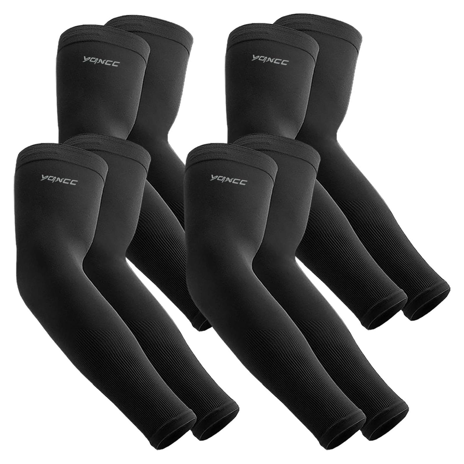Mangas para Brazos YQXCC 4 Pares UPF 50 Unisex Compresión