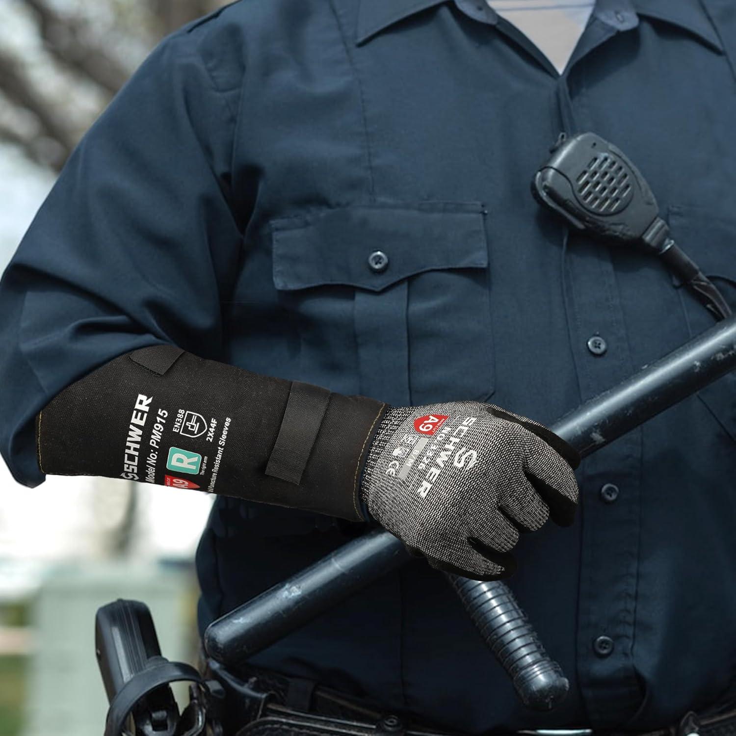 Mangas de brazo Schwer PM915 A9 - Protección contra cortes 20.32 cm