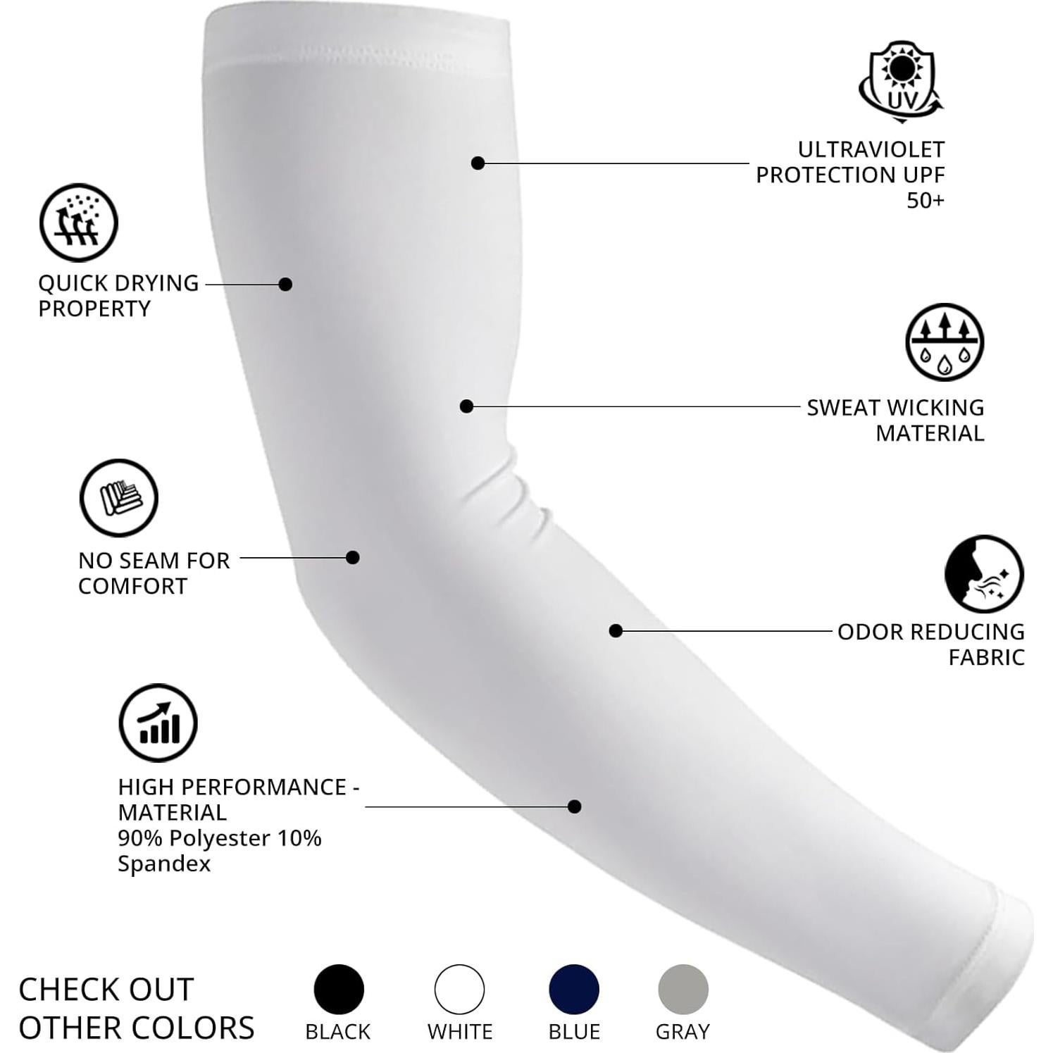 Mangas de Compresión UV EGOFLEX para Hombres y Mujeres - Protección Solar y Tatuajes