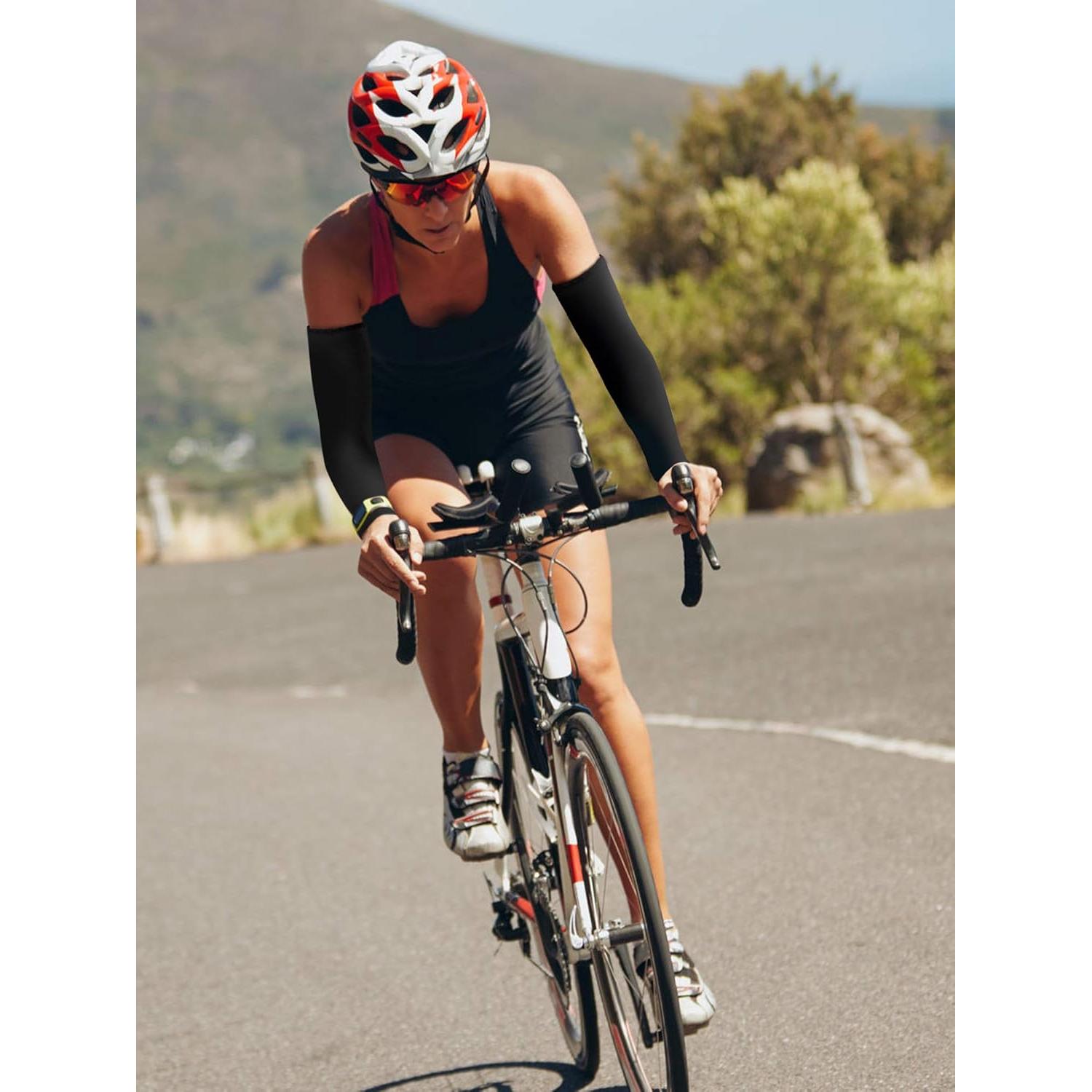 Bememo 16 Pares Mangas de Protección Solar UV Unisex