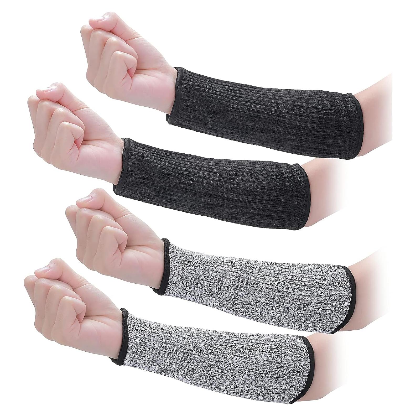 Mangas de Protección para Brazos HPPE - 2 Pares Resistentes a Cortes y Calor