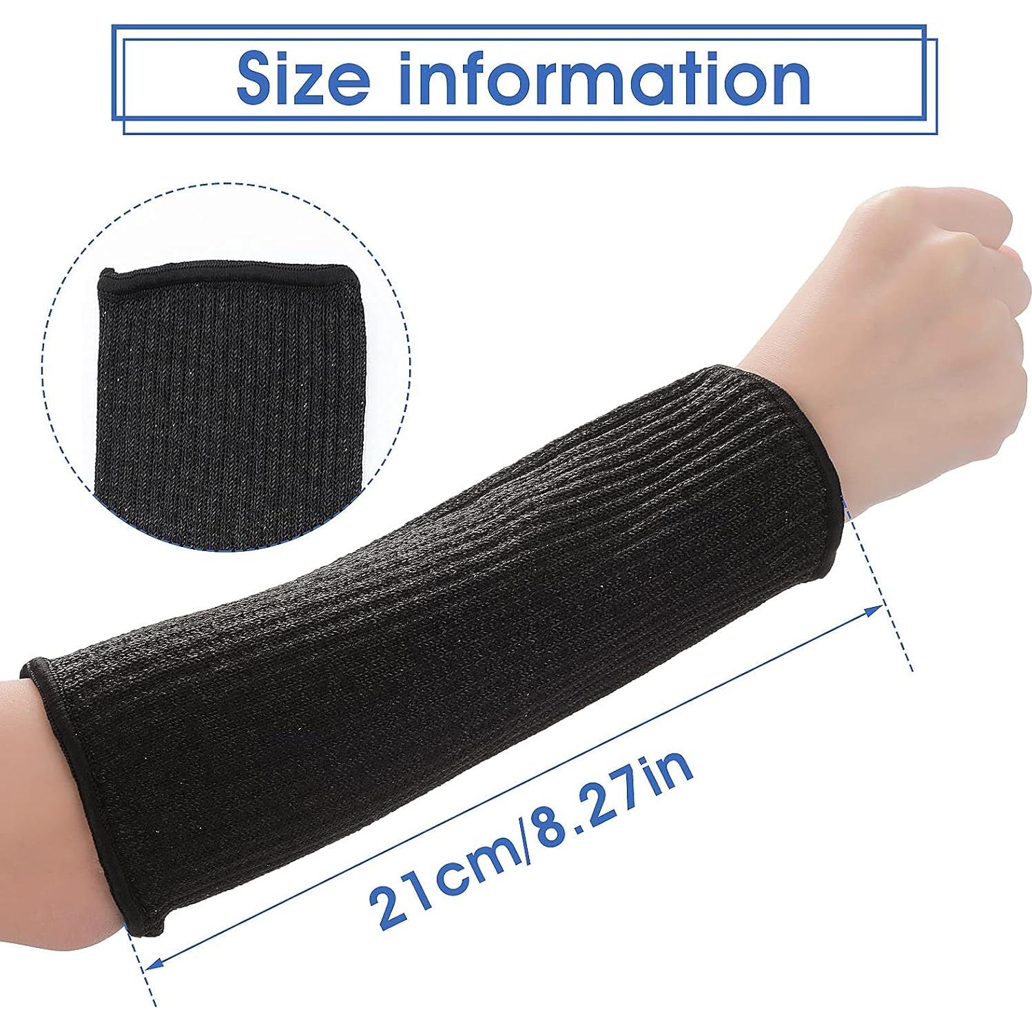 Mangas de Protección para Brazos HPPE - 2 Pares Resistentes a Cortes y Calor