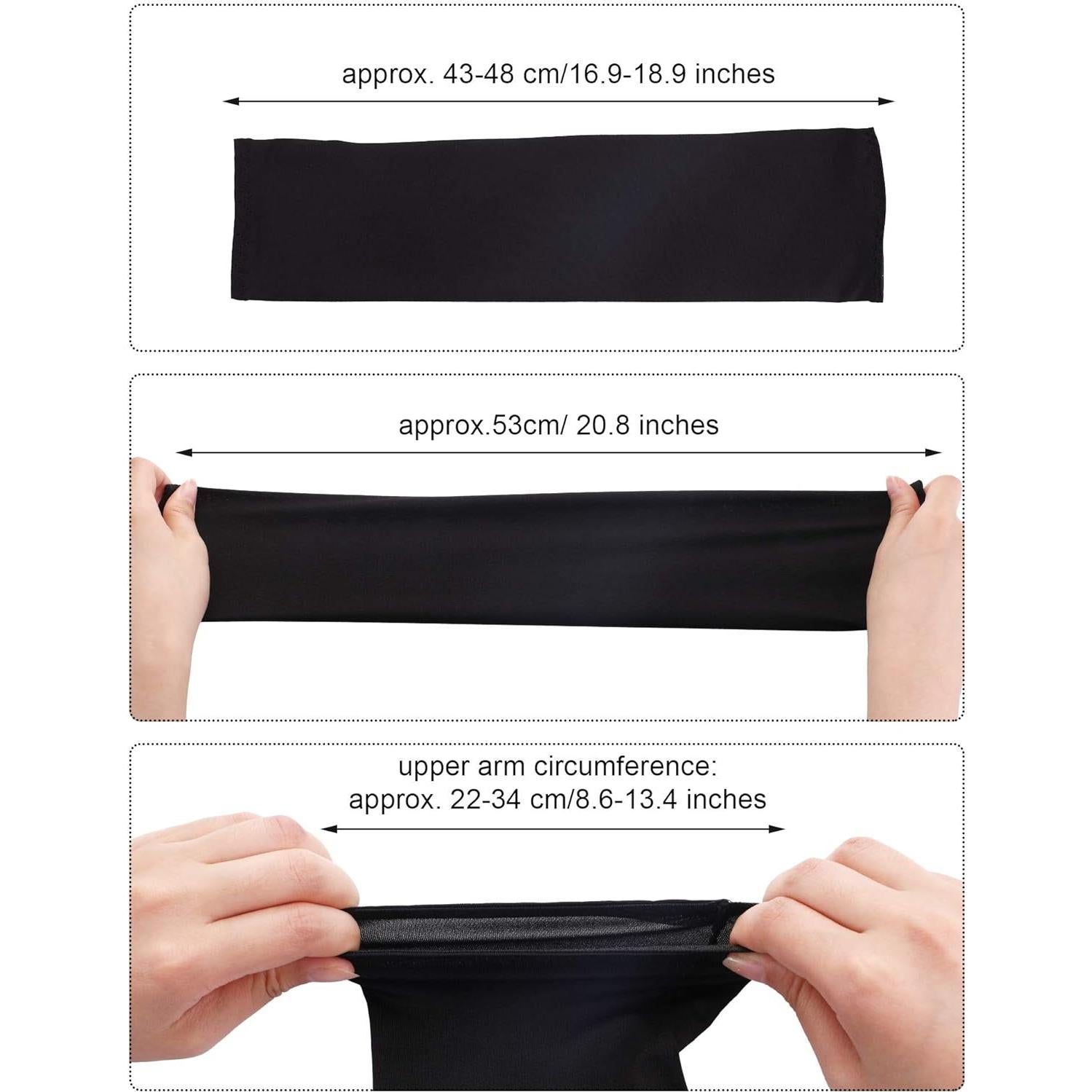 Mangas de Protección UV Unisex Bememo - 12 Pares, Transpirables