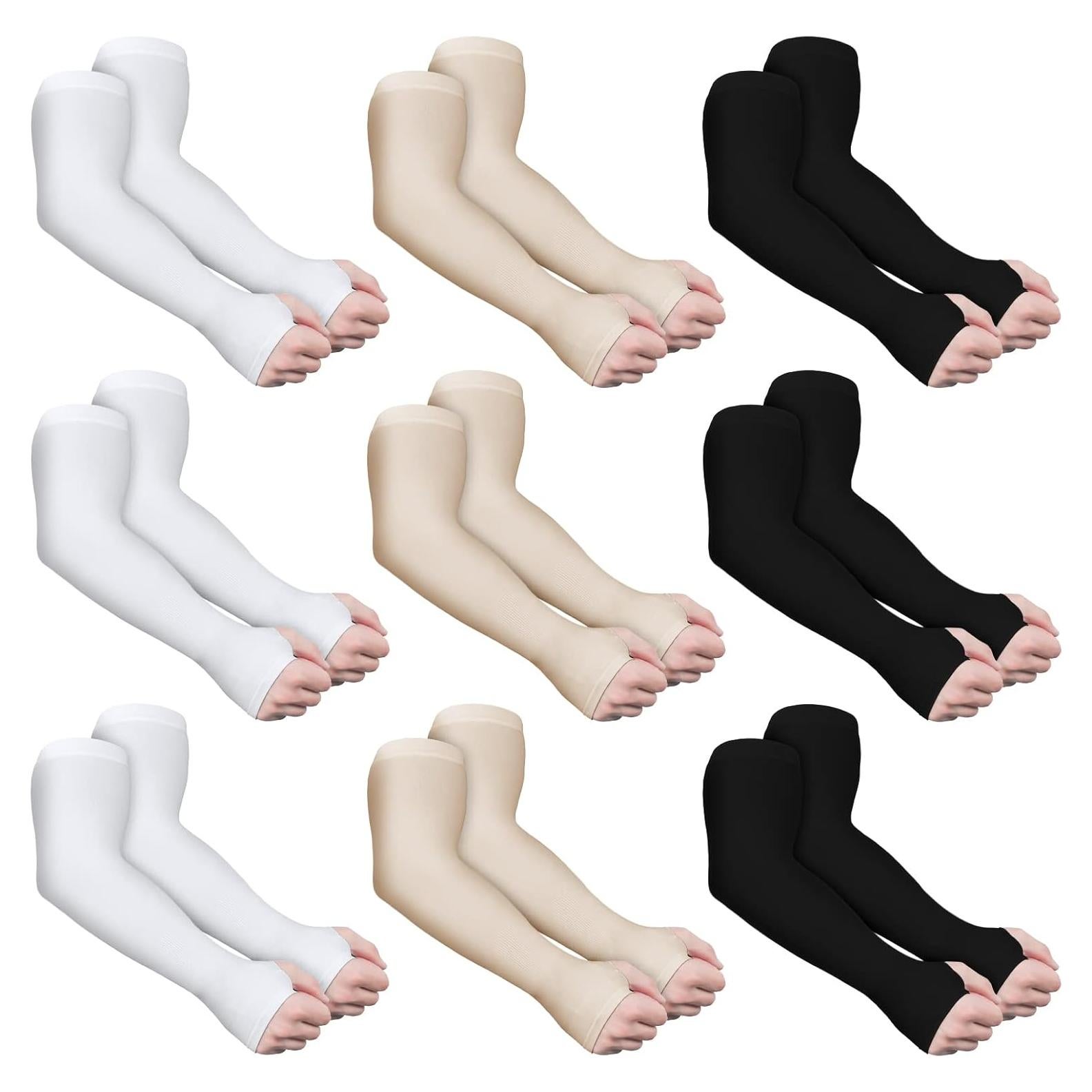 Mangas Protectores para Piel Delicada Janmercy - 9 Pares