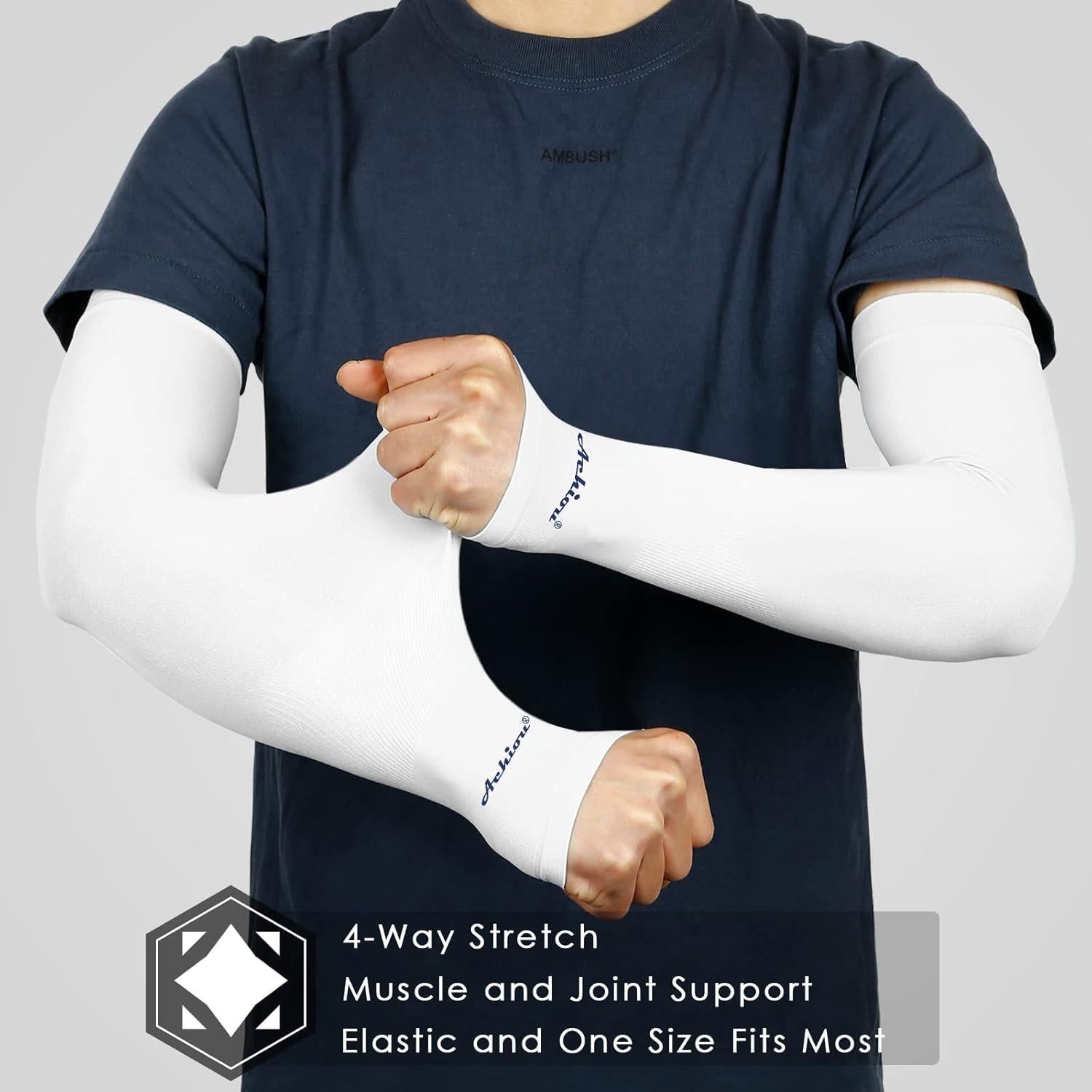 Mangas de Compresión Achiou UV 50 para Brazo Unisex - 5 Colores