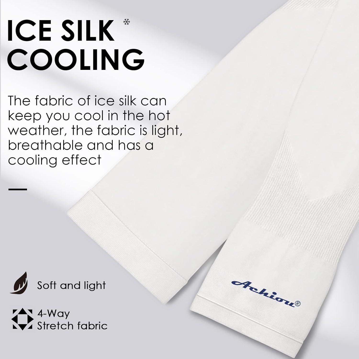 Mangas de Compresión Achiou UV 50 para Brazo Unisex - 5 Colores