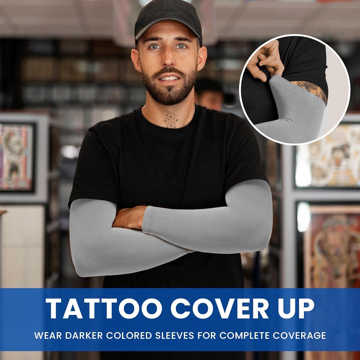 Mangas de Compresión UPF 50+ para Brazo Unisex - 3 Pares