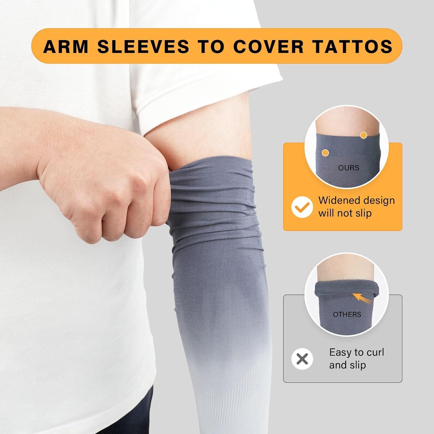 3 Pares de Fundas de Brazo UV para Mujeres - Protección Solar