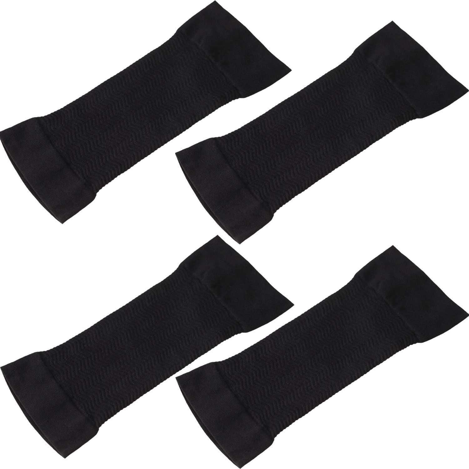 Compresores de Brazo WILLBOND 4 Pares para Mujeres - Negro
