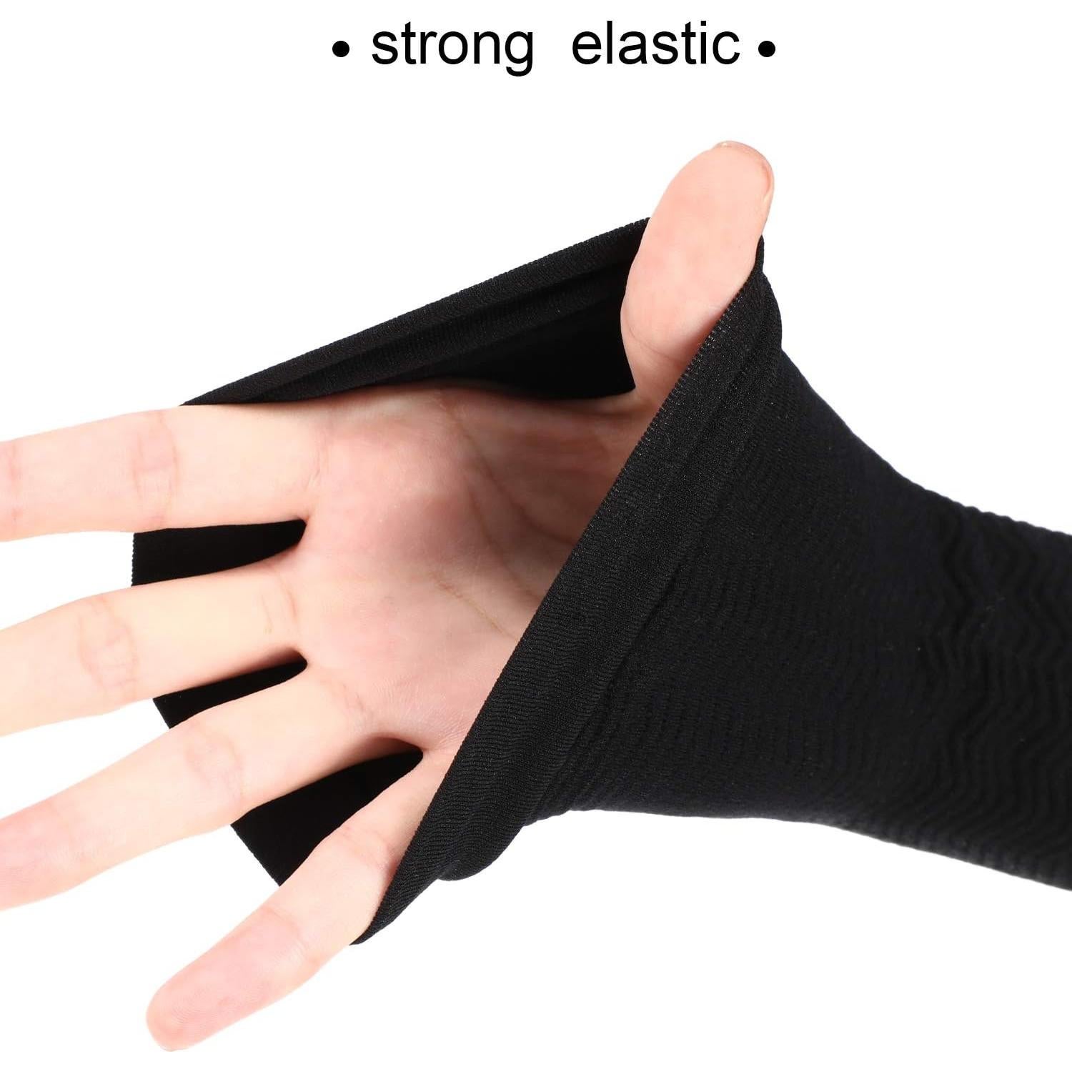 Compresores de Brazo WILLBOND 4 Pares para Mujeres - Negro