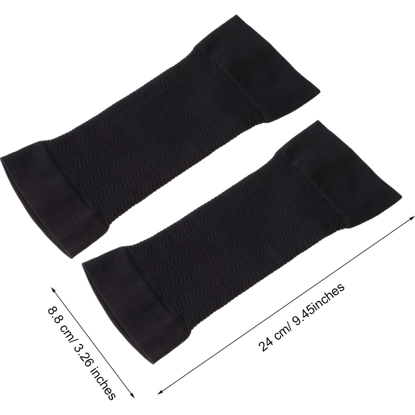 Compresores de Brazo WILLBOND 4 Pares para Mujeres - Negro