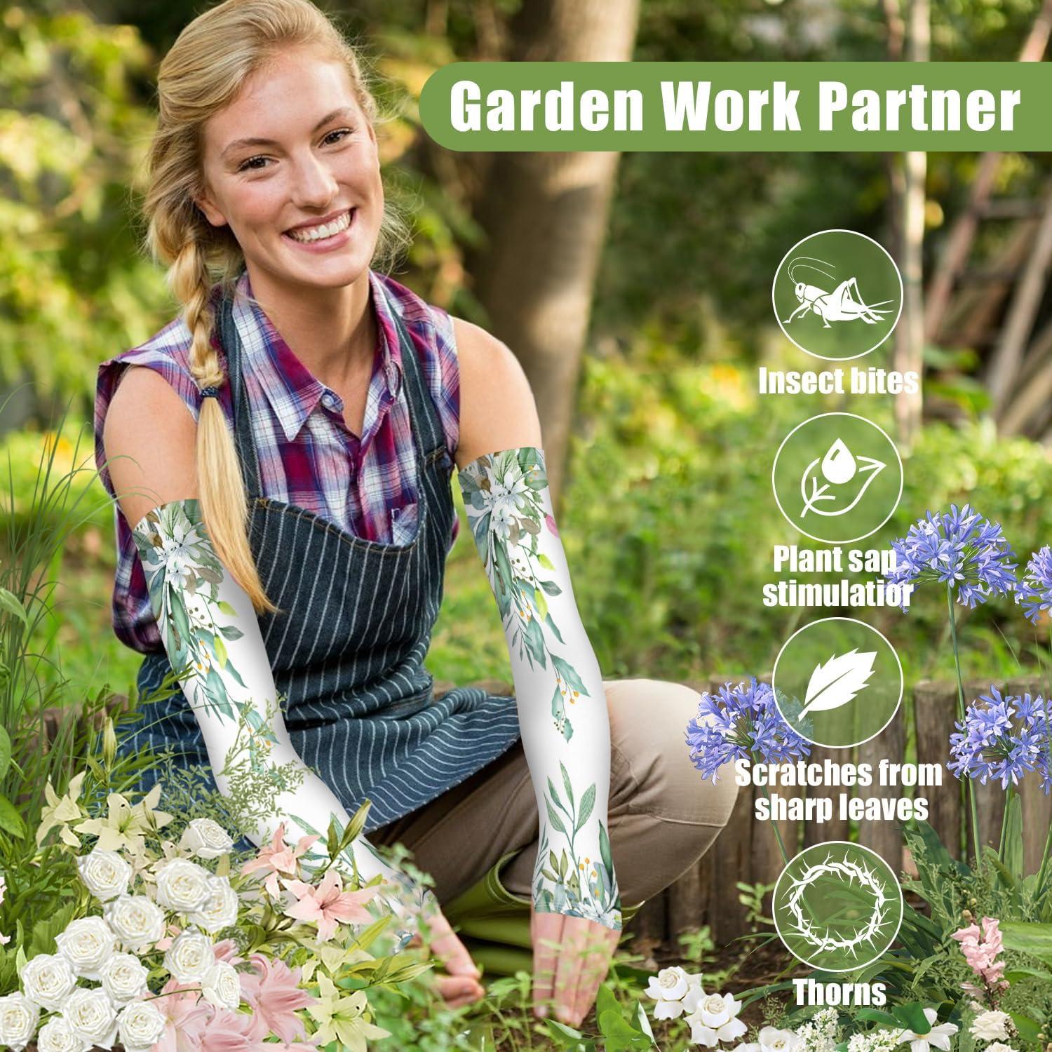 Mangas de Jardinería para Mujeres Bebila UV 50+ Antideslizantes