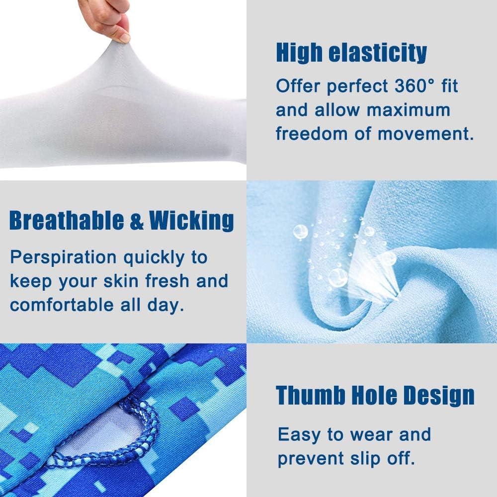 Mangas para Brazo Bacophy 3 Pares UV Enfriamiento UPF 50