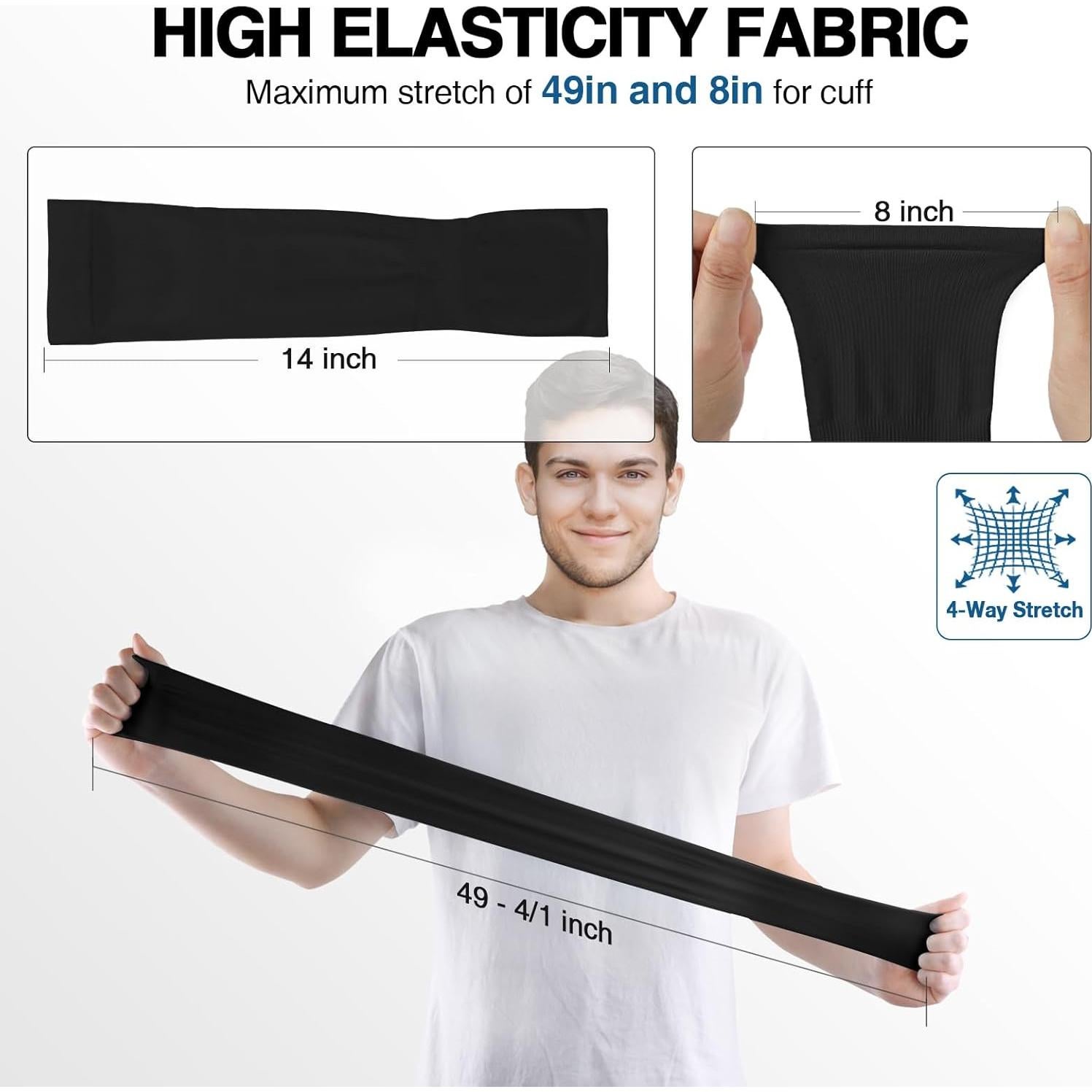 Mangas Refrigerantes UV LUOLIIL VOE para Hombres y Mujeres