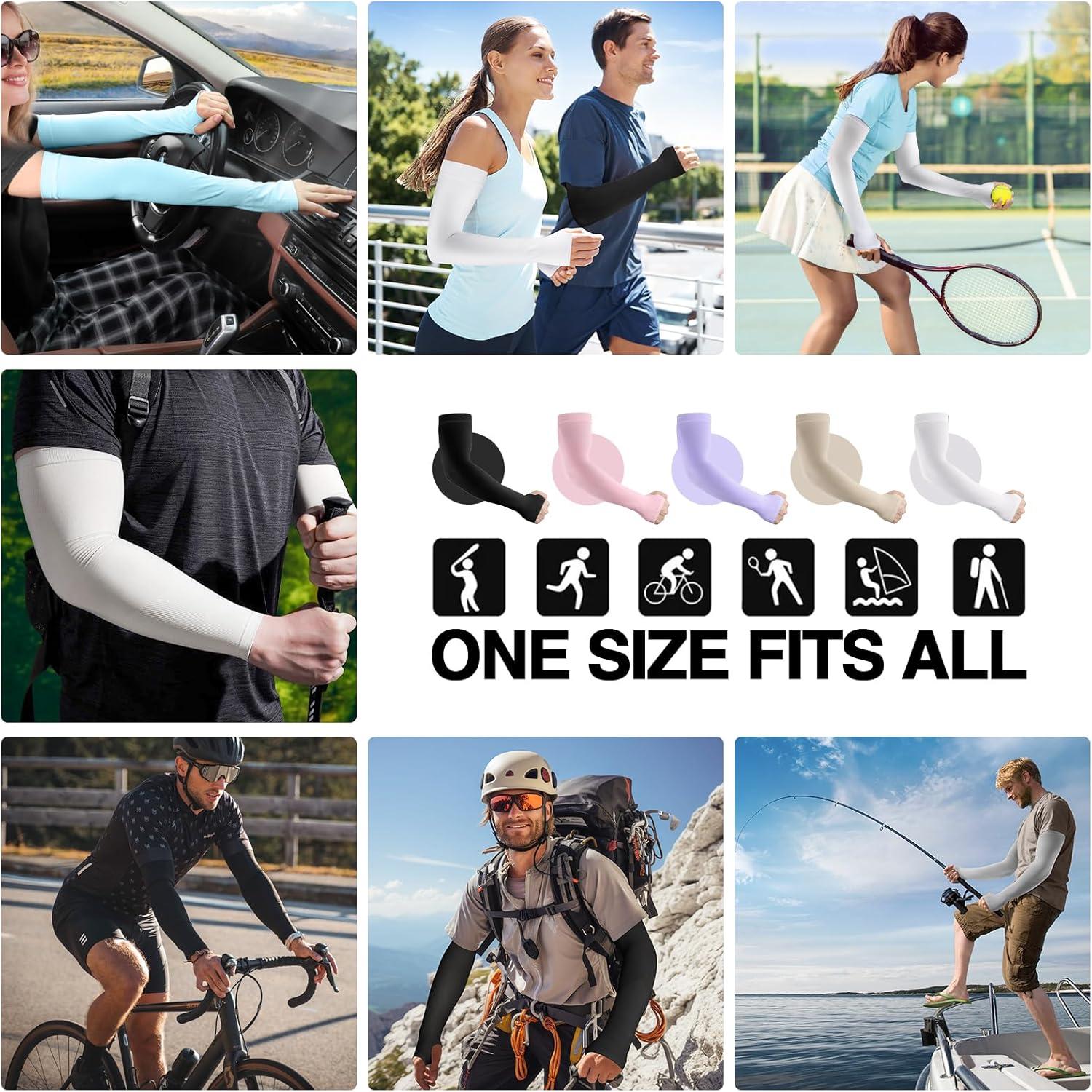 Mangas Refrigerantes UV LUOLIIL VOE para Hombres y Mujeres