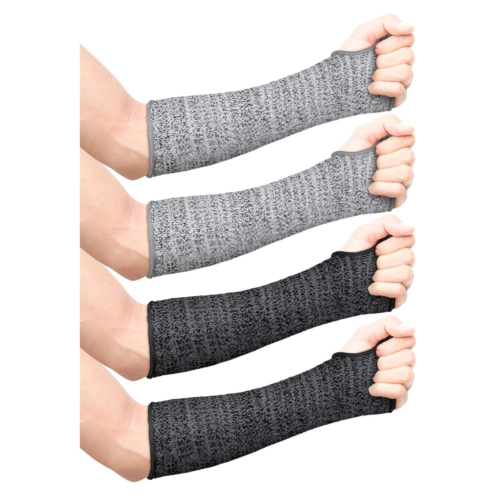 Manguitas Resistentes a Cortes Satinior - 2 Pares Grises