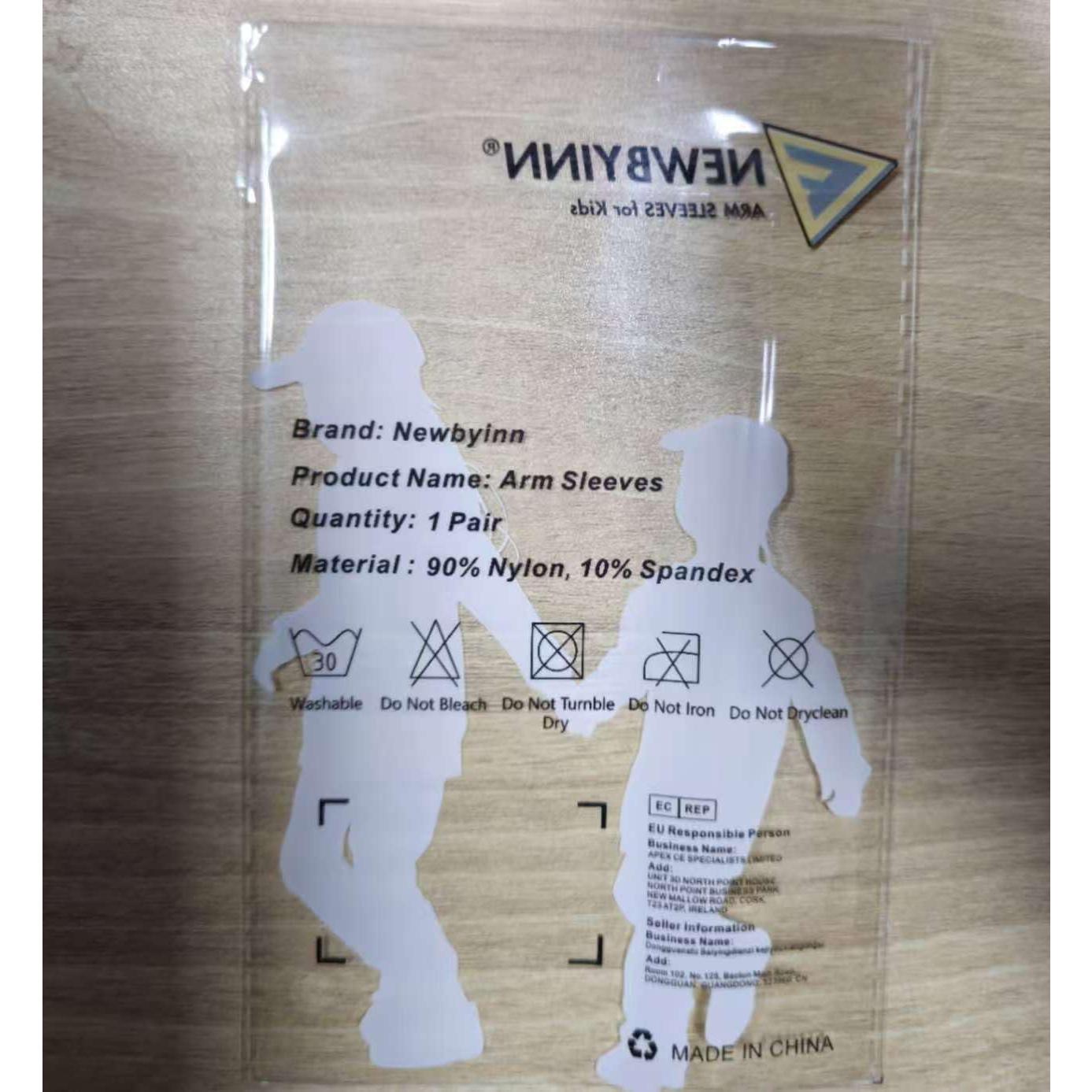 Mangas de brazo Newbyinn para niños - 4 pares, compresión UV