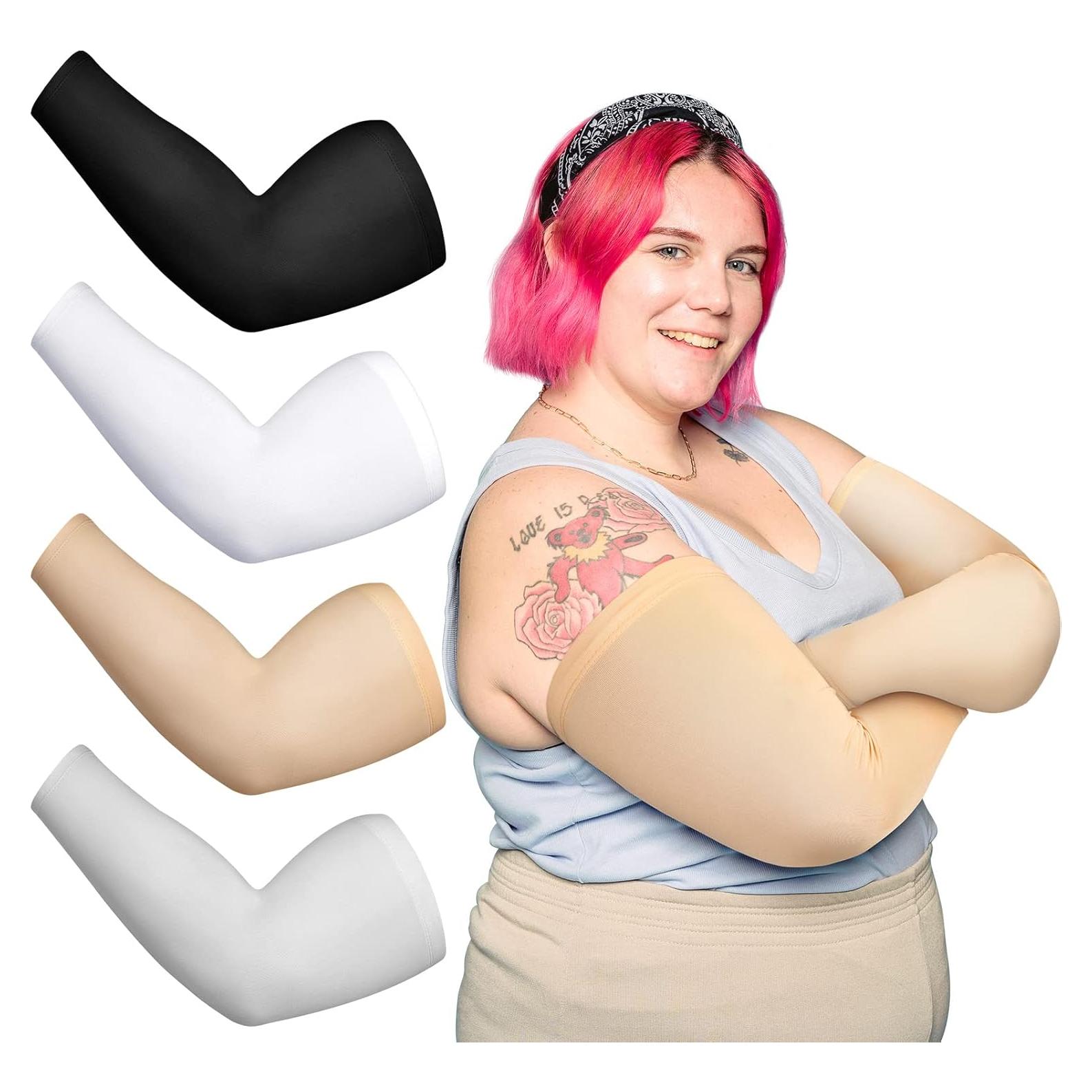 Mangas de Enfriamiento UV Chuarry 4 Pares Talla Grande 5XL