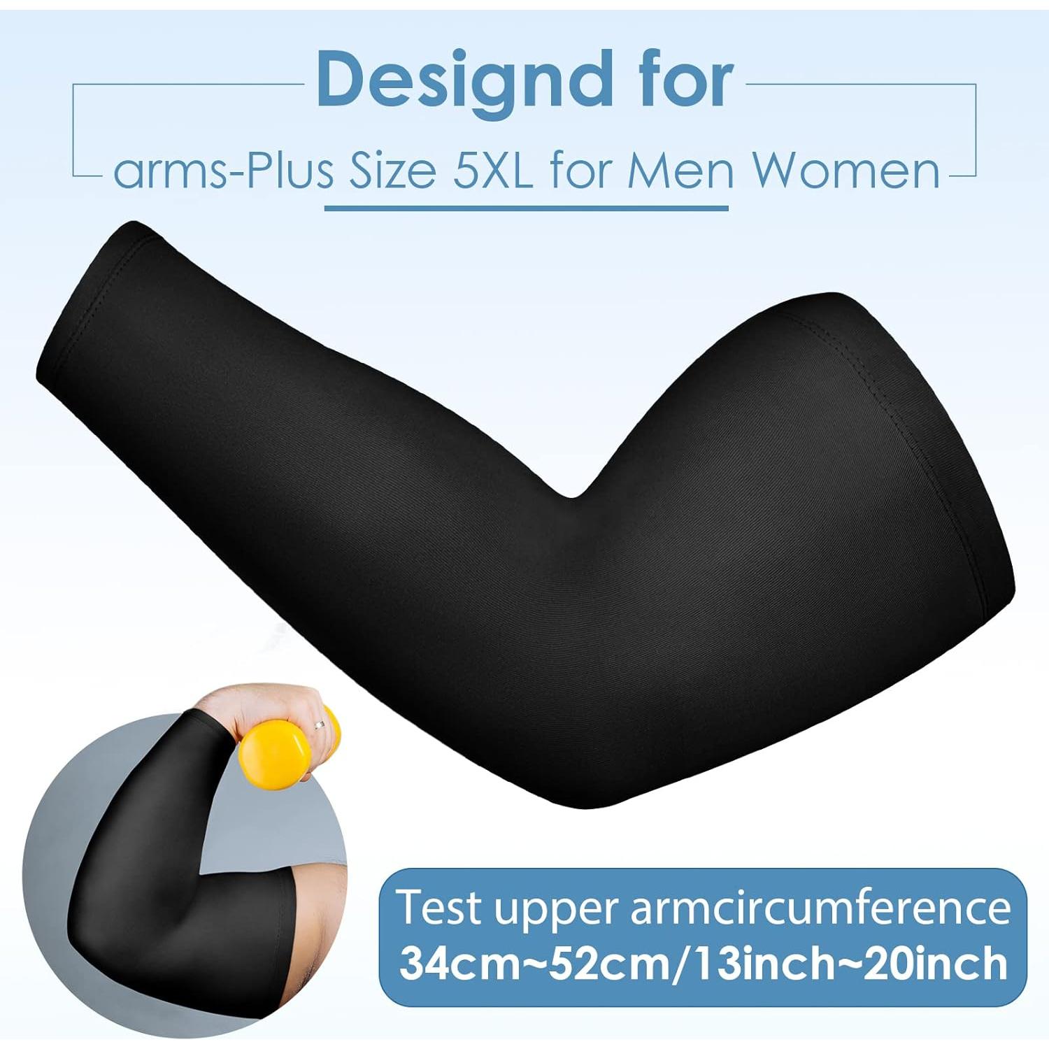 Mangas de Enfriamiento UV Chuarry 4 Pares Talla Grande 5XL