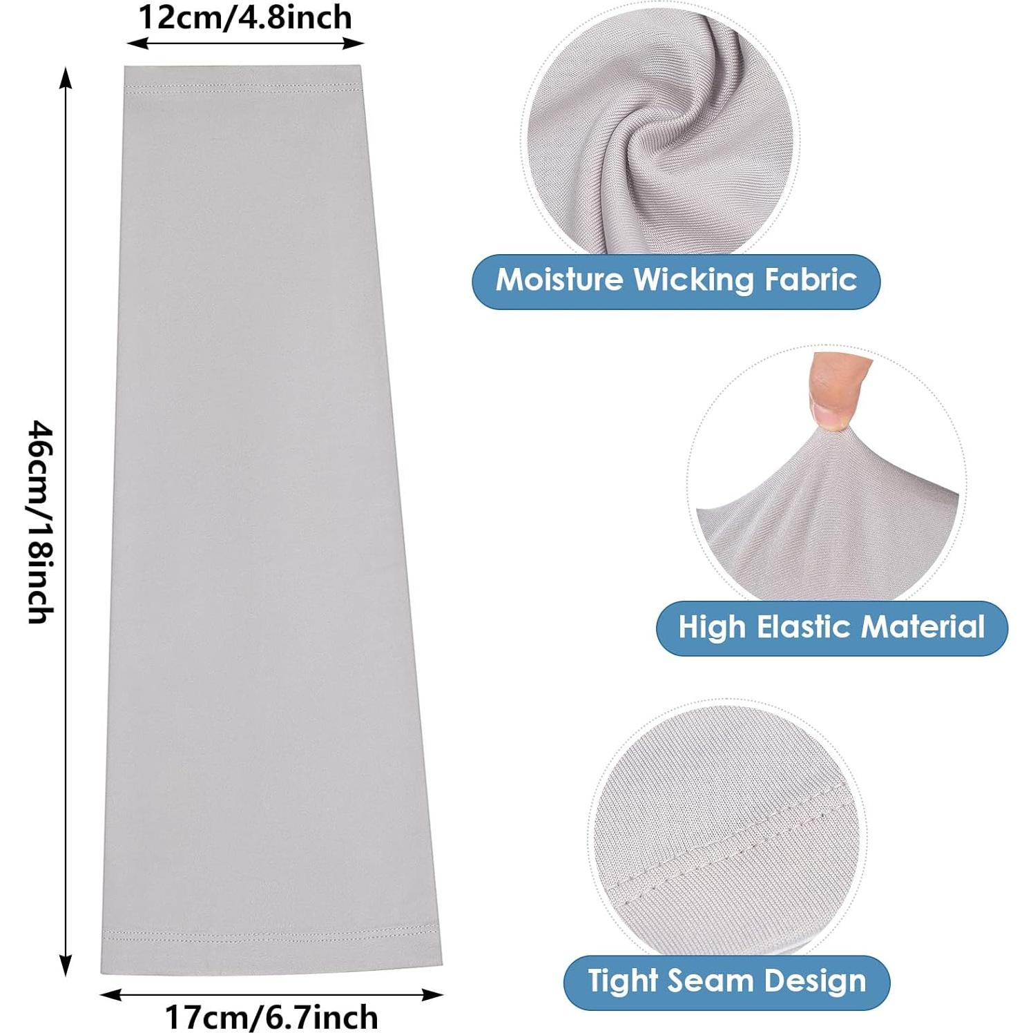 Mangas de Enfriamiento UV Chuarry 4 Pares Talla Grande 5XL