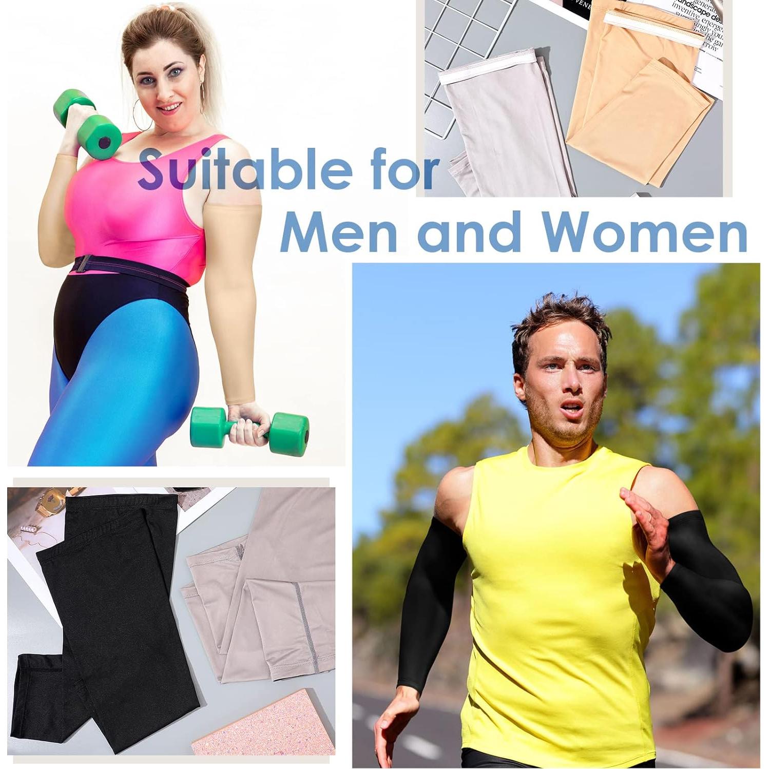 Mangas de Enfriamiento UV Chuarry 4 Pares Talla Grande 5XL