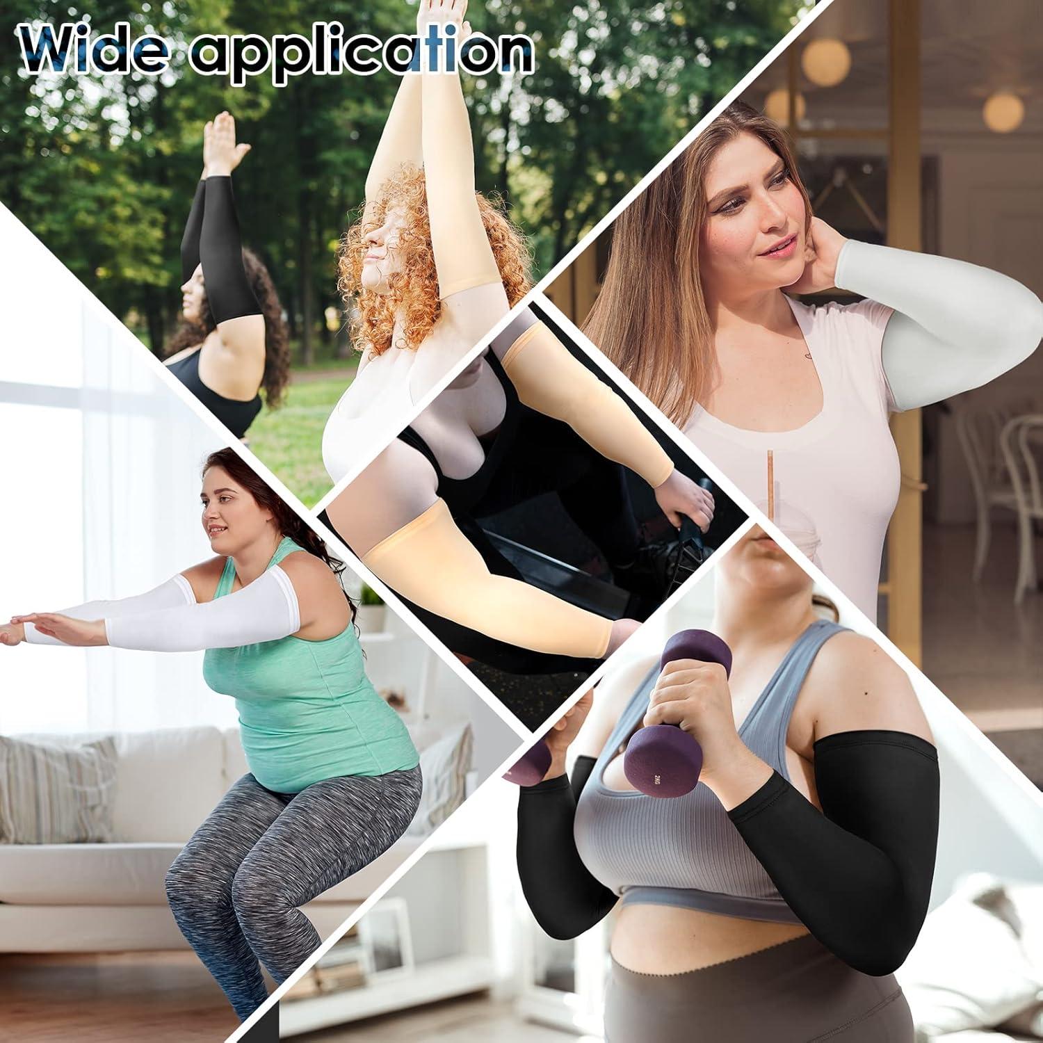 Mangas de Enfriamiento UV Chuarry 4 Pares Talla Grande 5XL